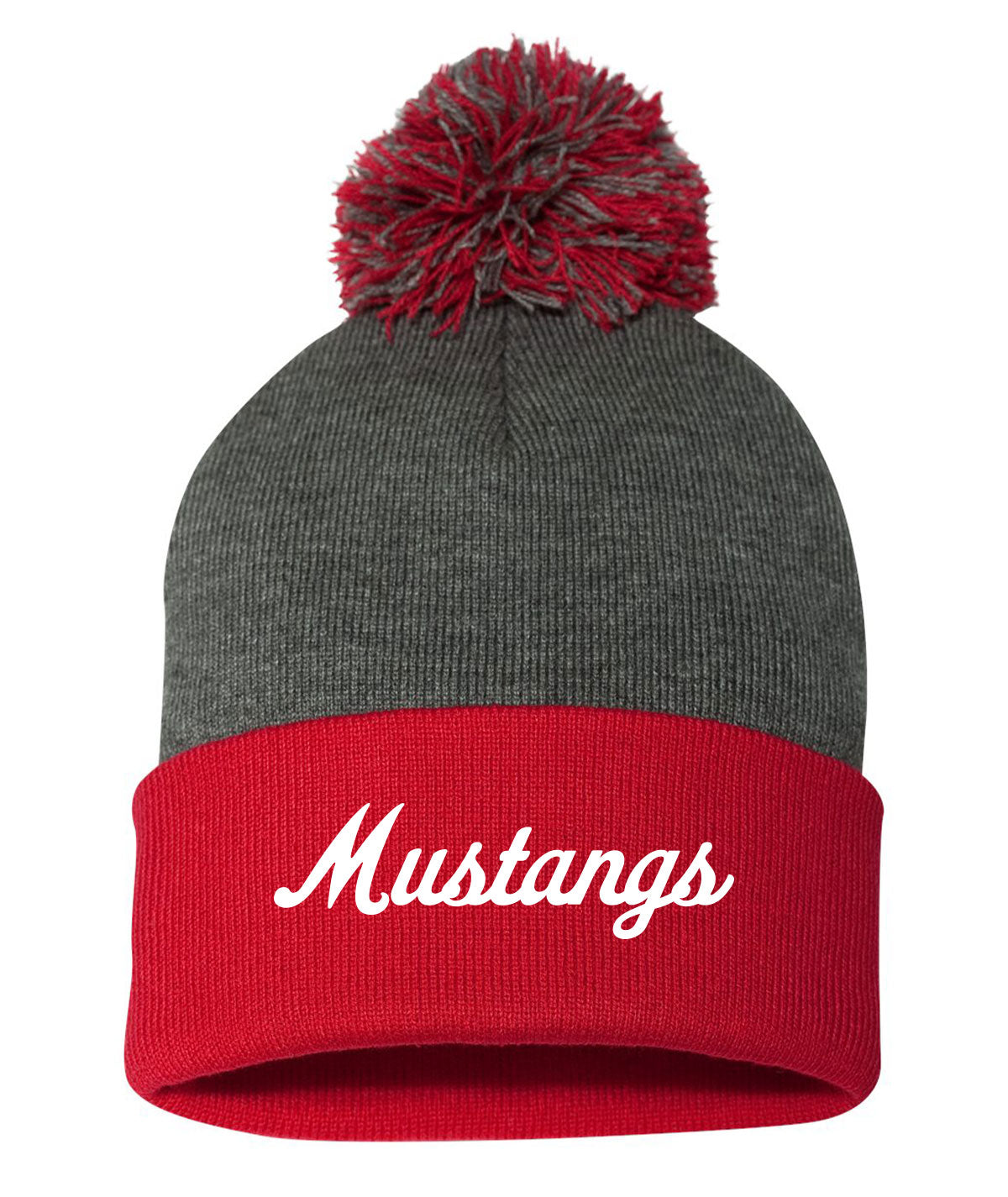 DCG Mustangs Pom Beanie