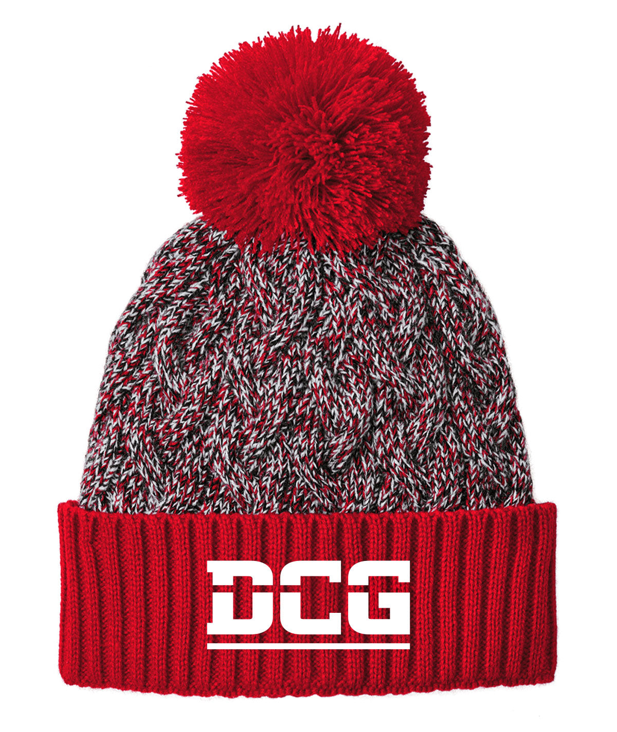 DCG Mustangs New Era Pom Beanie