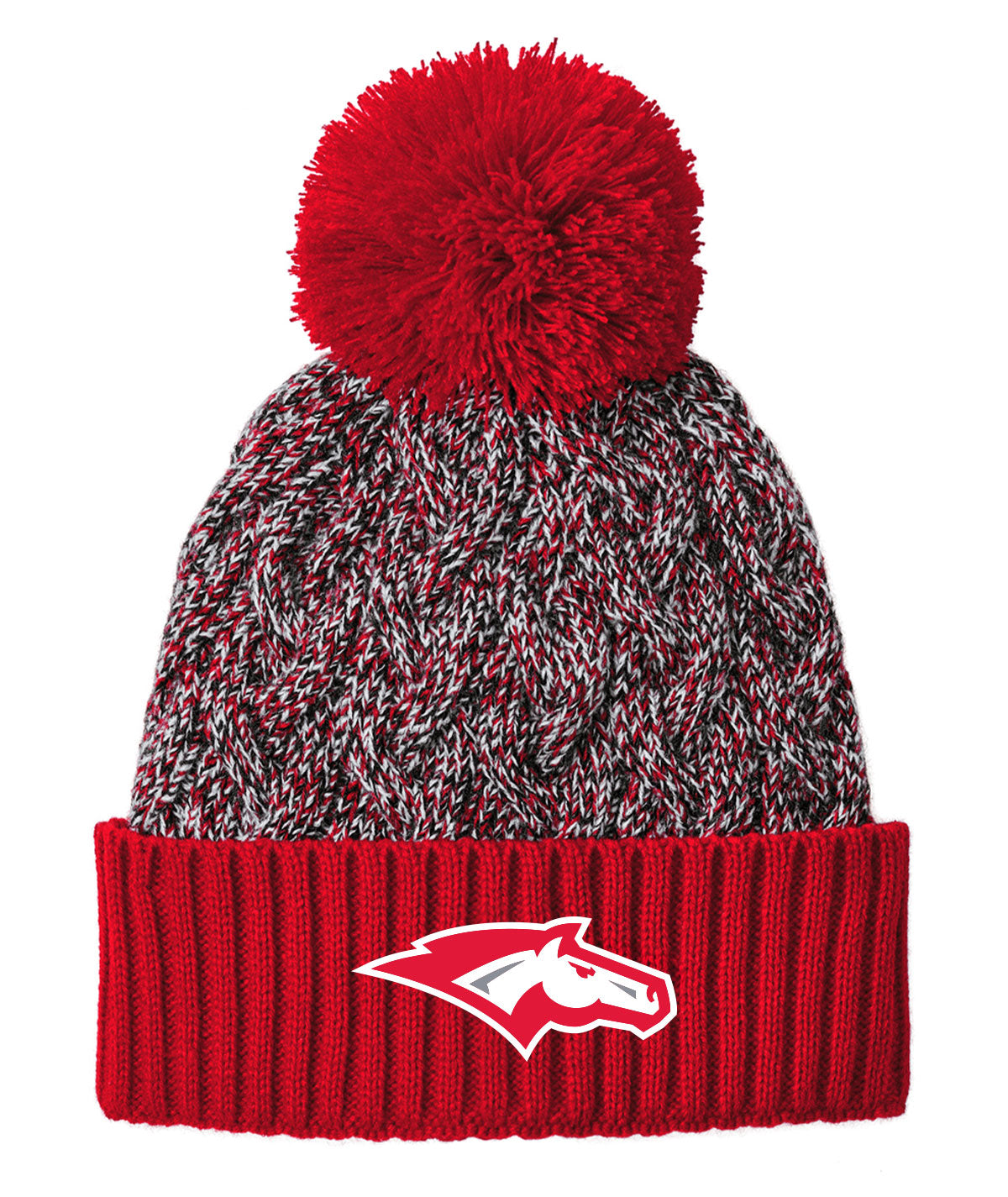 DCG Mustangs New Era Pom Beanie
