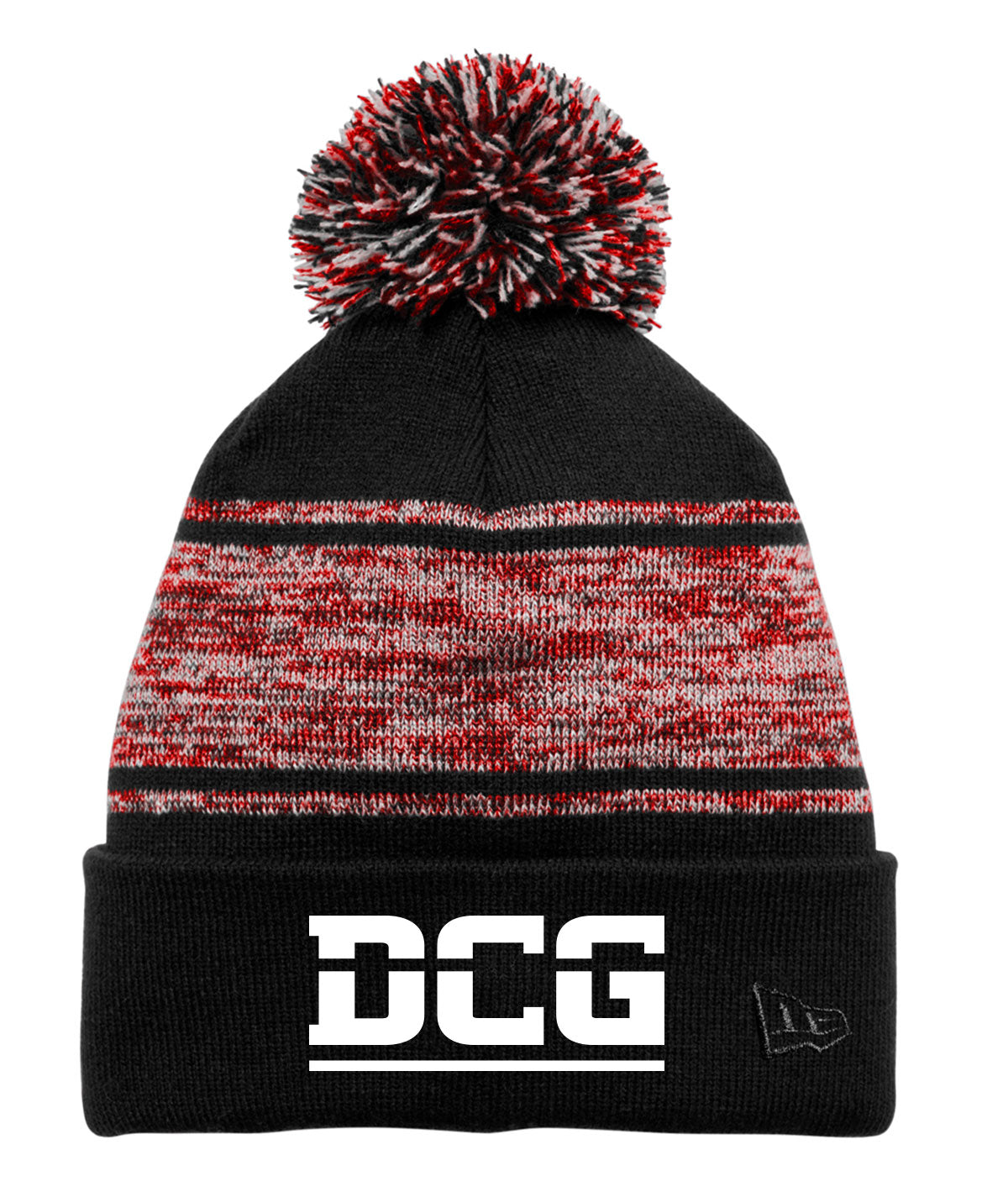 DCG Mustangs New Era Knit Pom Beanie