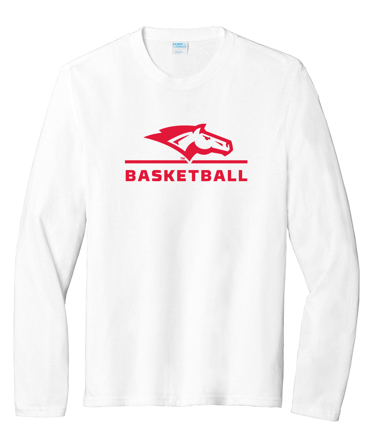 DCG Mustangs Basketball Long-Sleeve Soft Tee