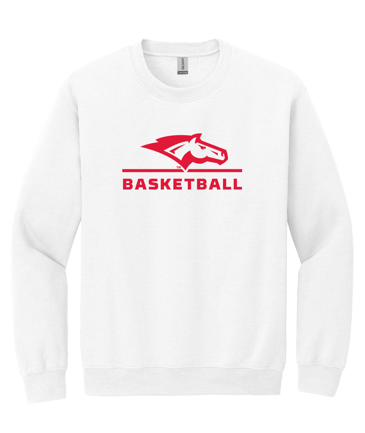DCG Mustangs Basketball Crewneck Sweatshirt