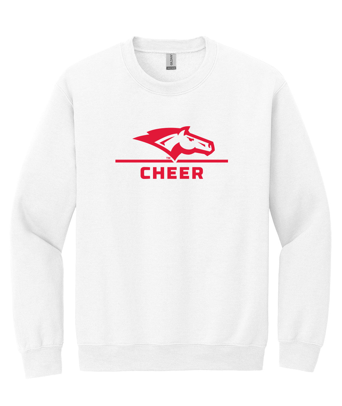 DCG Mustangs Cheer Crewneck Sweatshirt