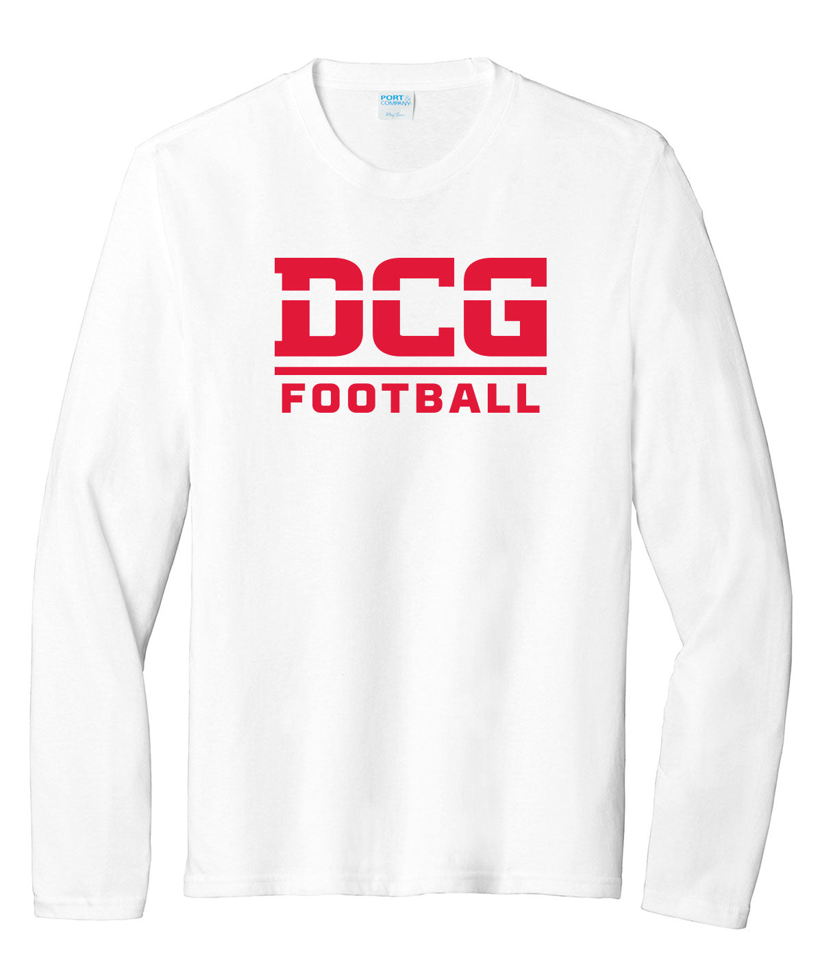 DCG Mustangs Football Long-Sleeve Soft Tee