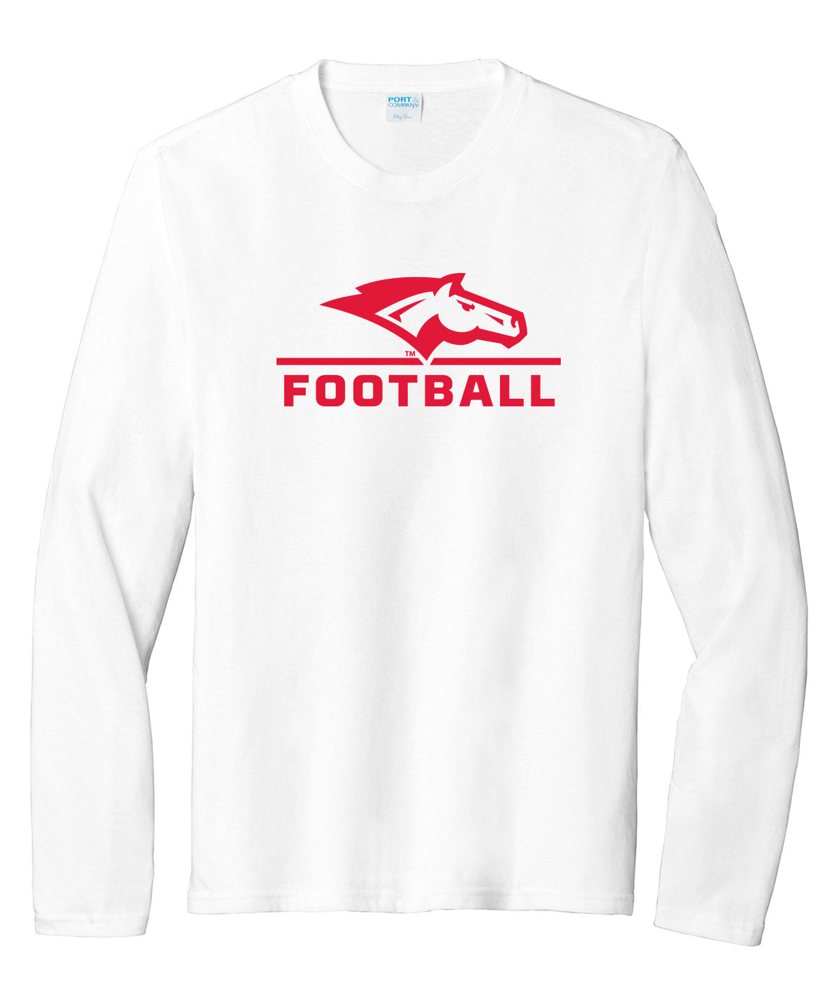 DCG Mustangs Football Long-Sleeve Soft Tee
