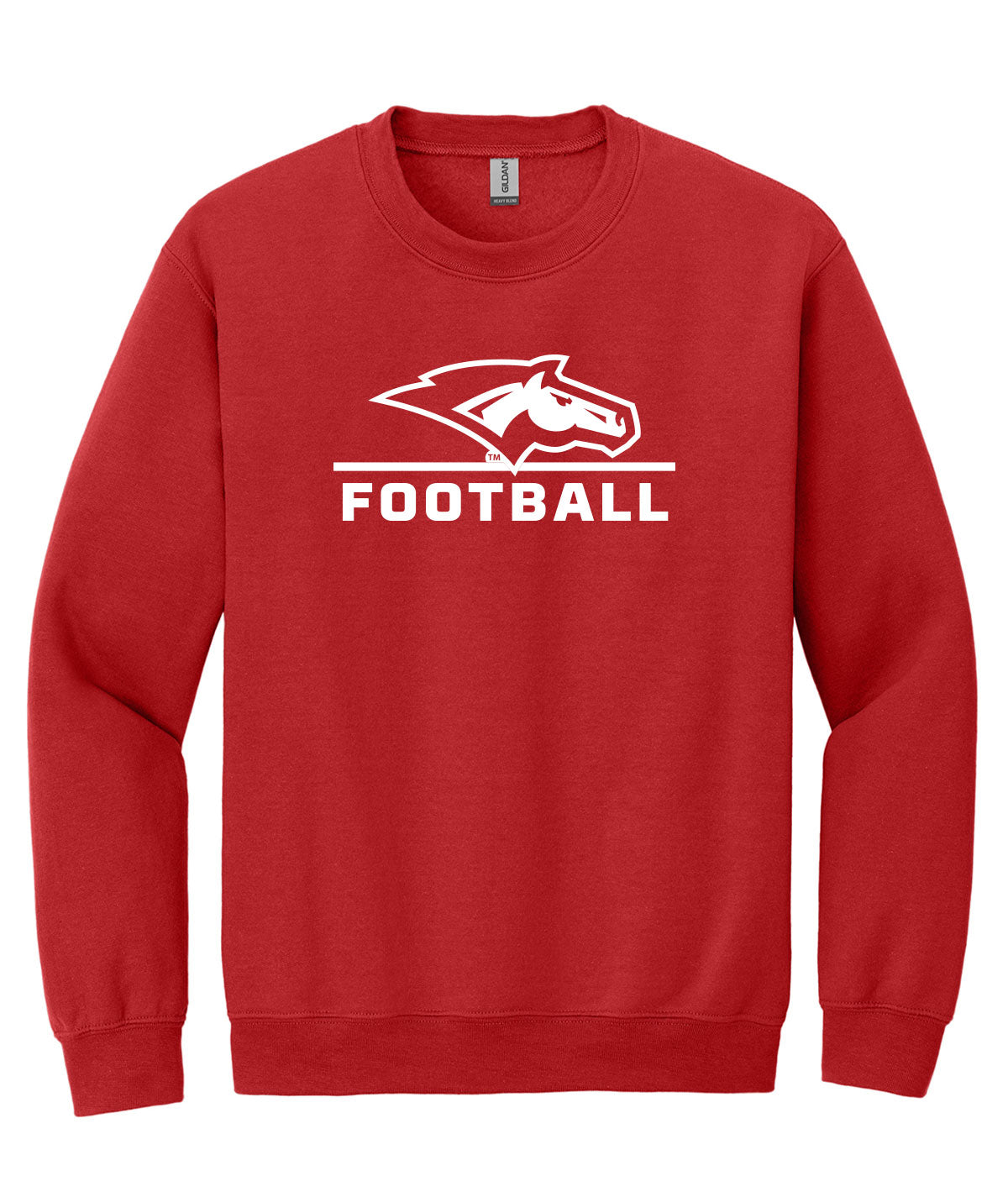 DCG Mustangs Football Crewneck Sweatshirt