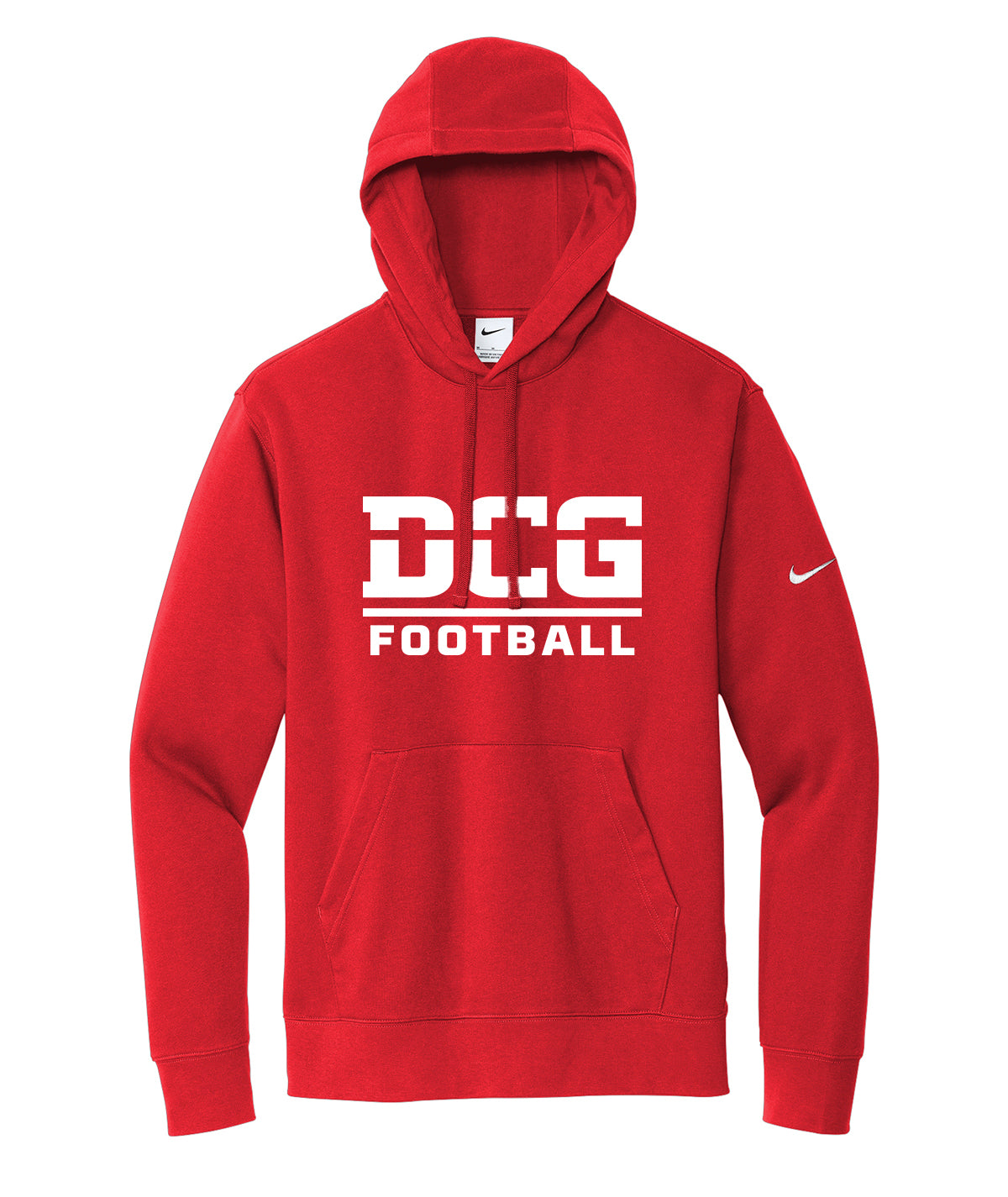 DCG Mustangs Football Nike Fleece Hoodie