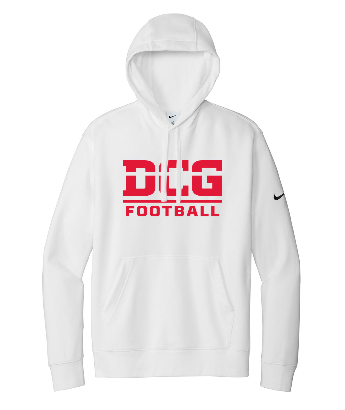 DCG Mustangs Football Nike Fleece Hoodie