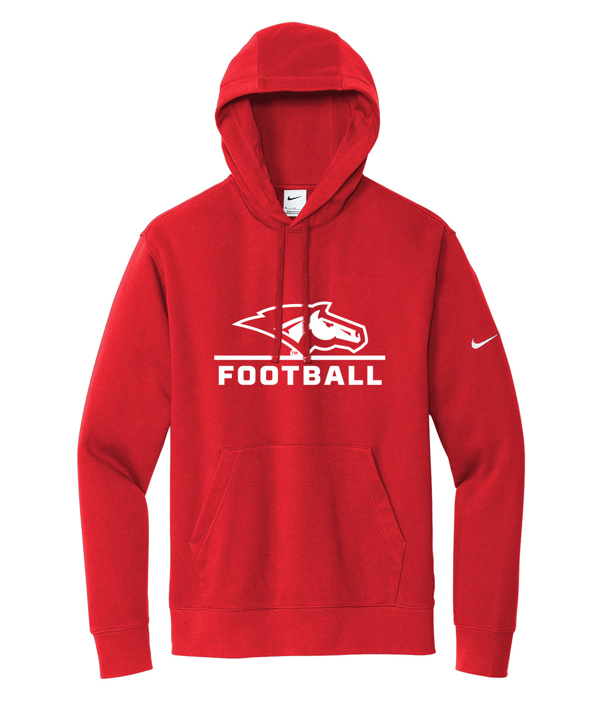 DCG Mustangs Football Nike Fleece Hoodie