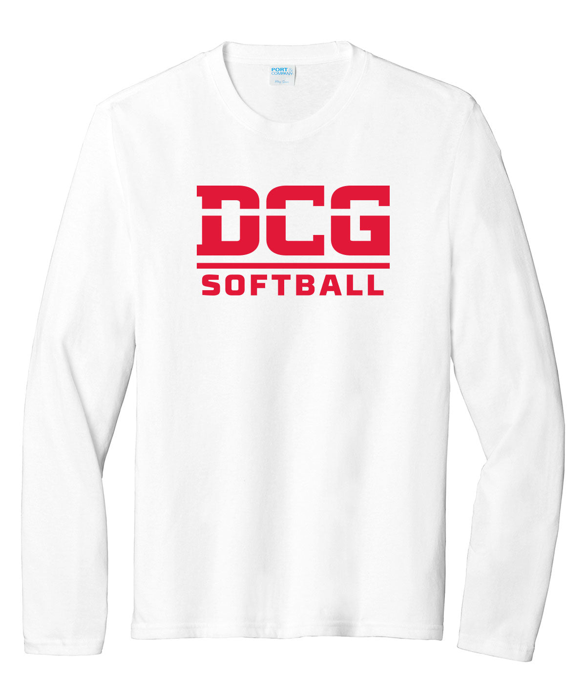 DCG Mustangs Softball Long-Sleeve Soft Tee