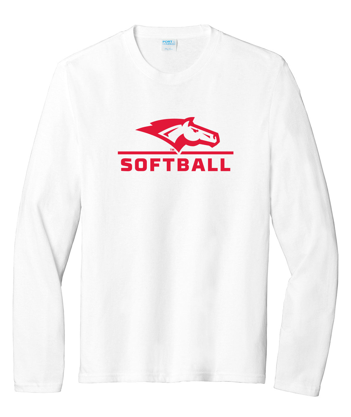 DCG Mustangs Softball Long-Sleeve Soft Tee