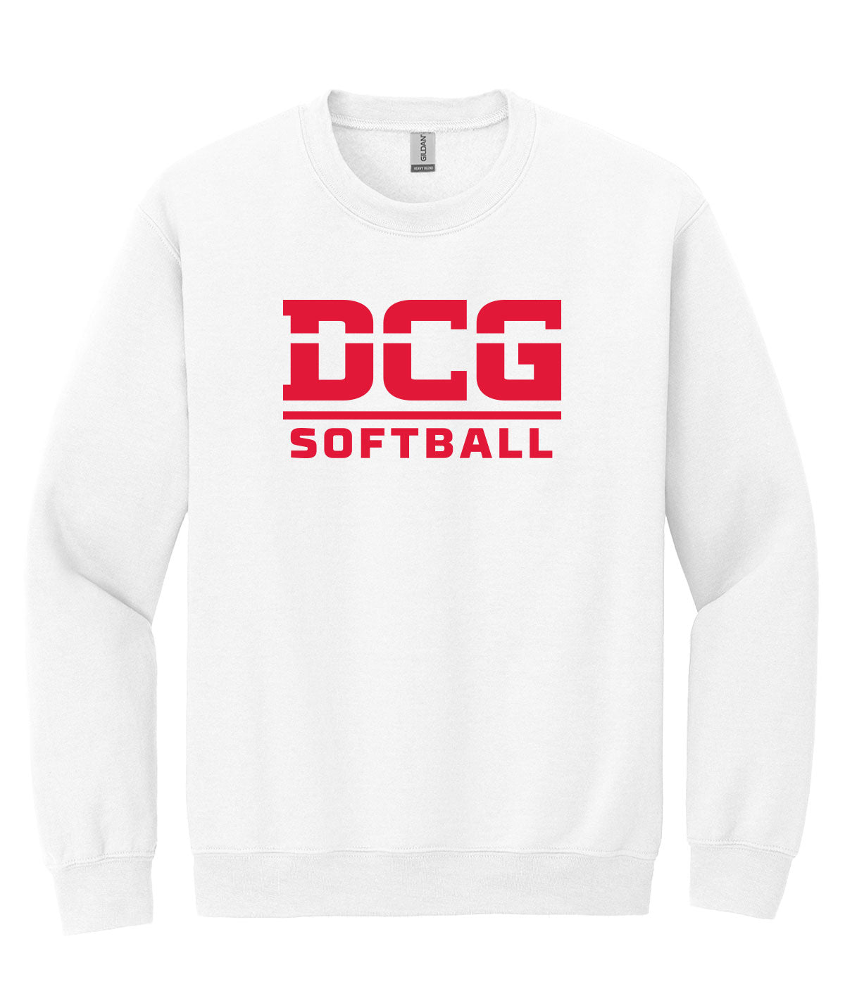 DCG Mustangs Softball Crewneck Sweatshirt