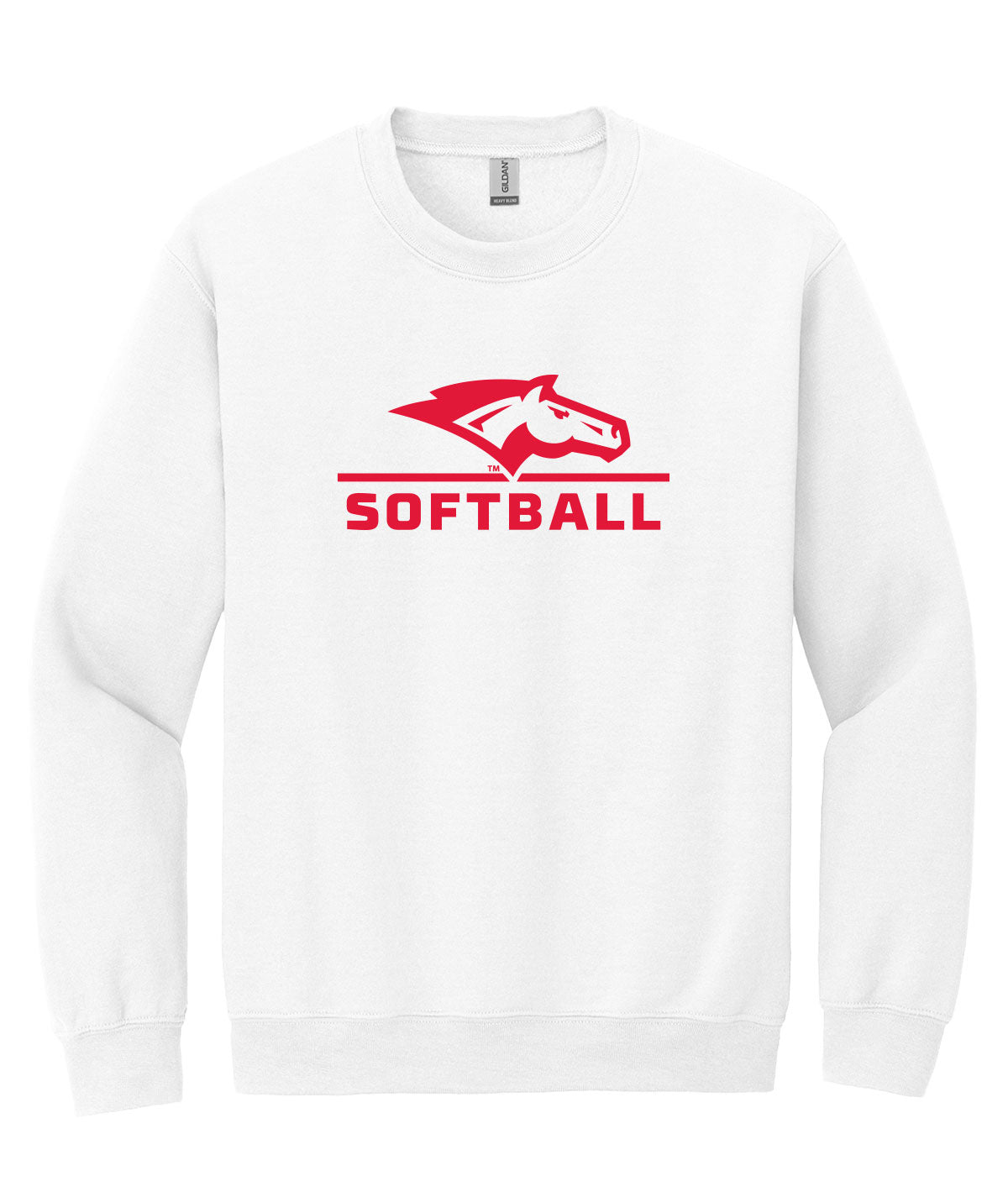 DCG Mustangs Softball Crewneck Sweatshirt