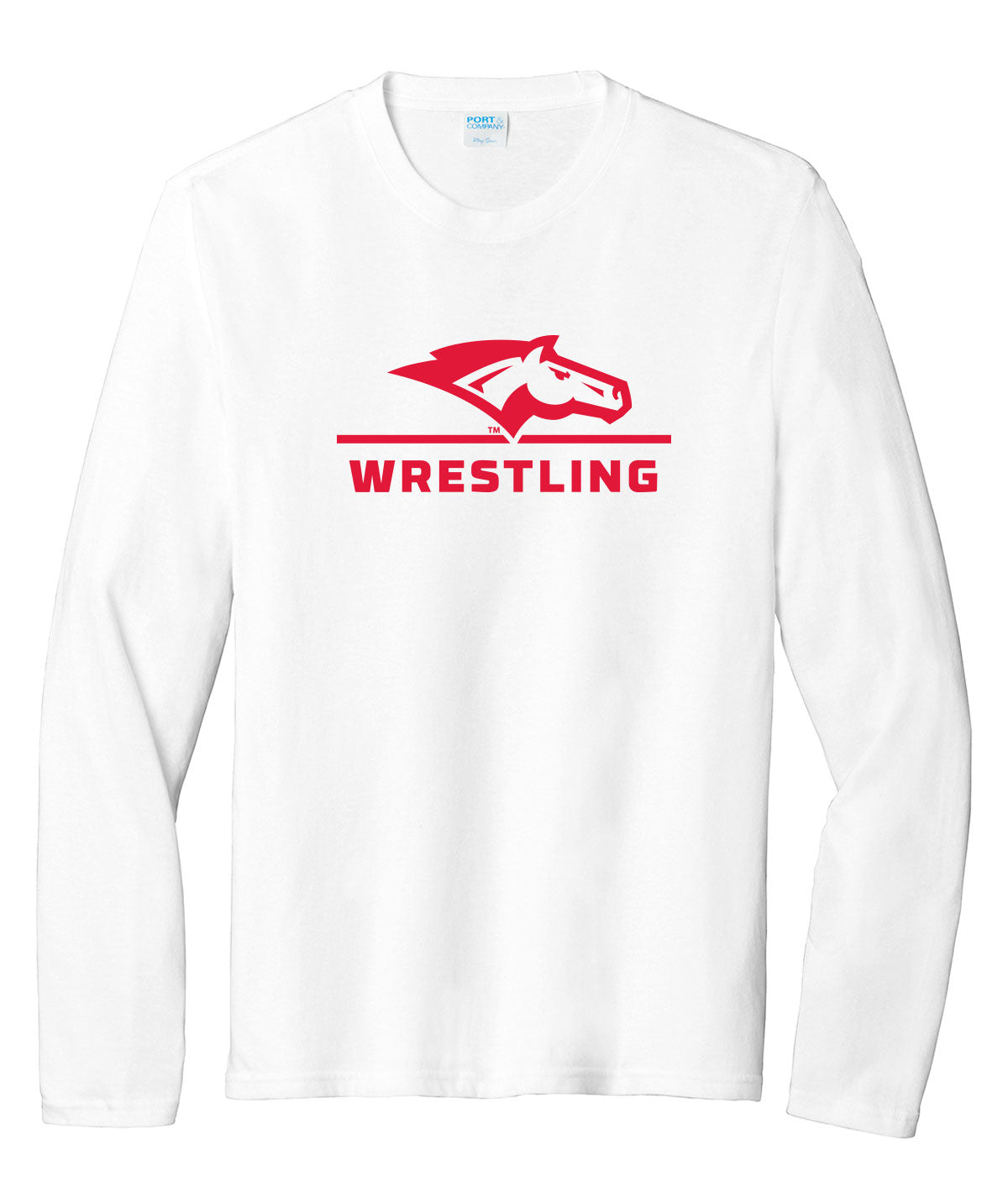 DCG Mustangs Wrestling Long-Sleeve Soft Tee