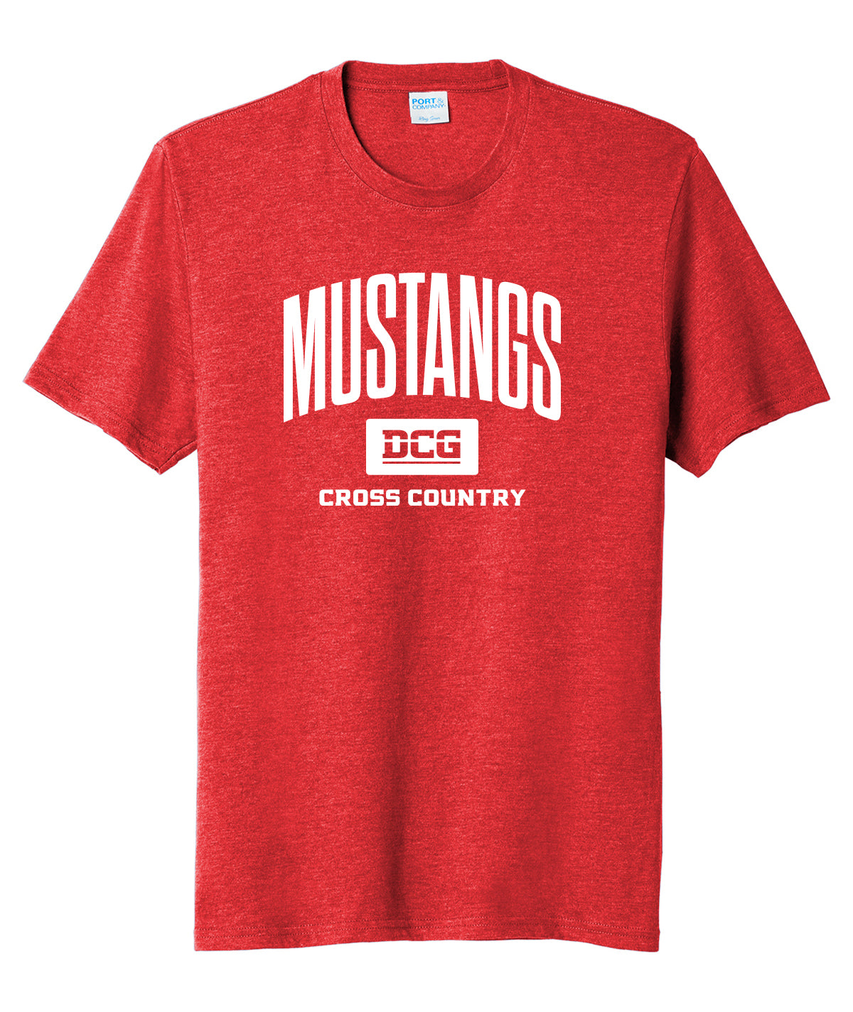 Mustangs Cross Country Arch Soft Tee