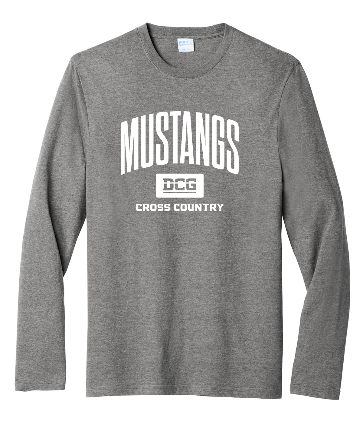 Mustangs Cross Country Arch Long-Sleeve Soft Tee