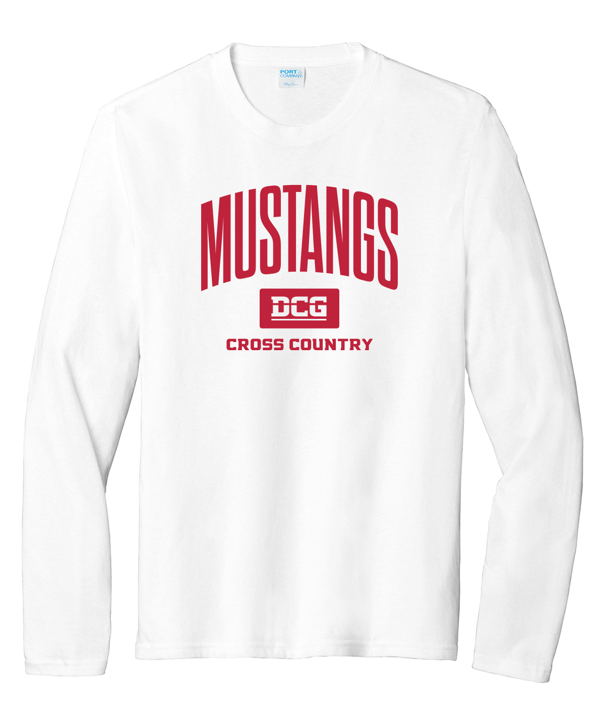 Mustangs Cross Country Arch Long-Sleeve Soft Tee