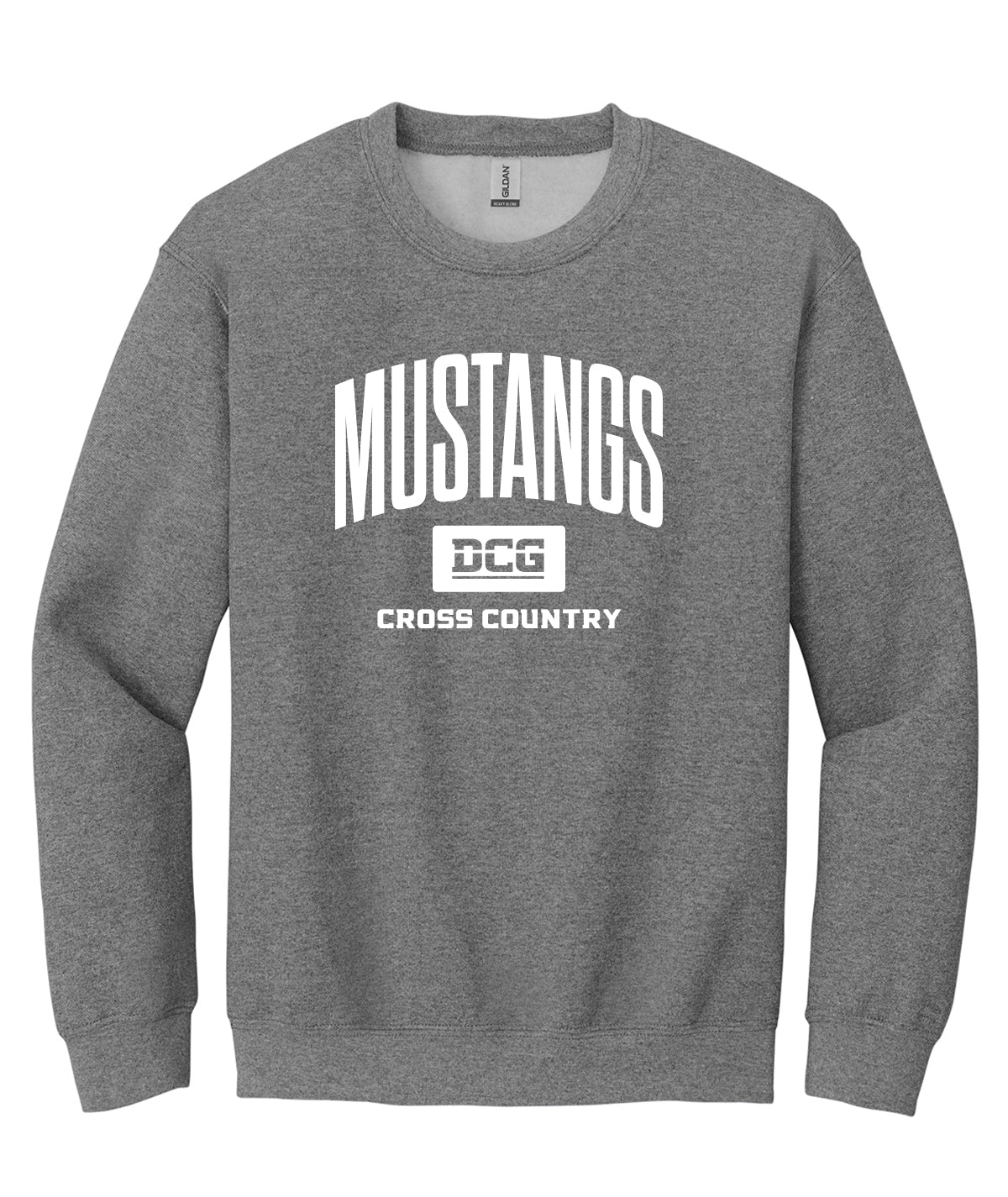 Mustangs Cross Country Arch Crewneck Sweatshirt