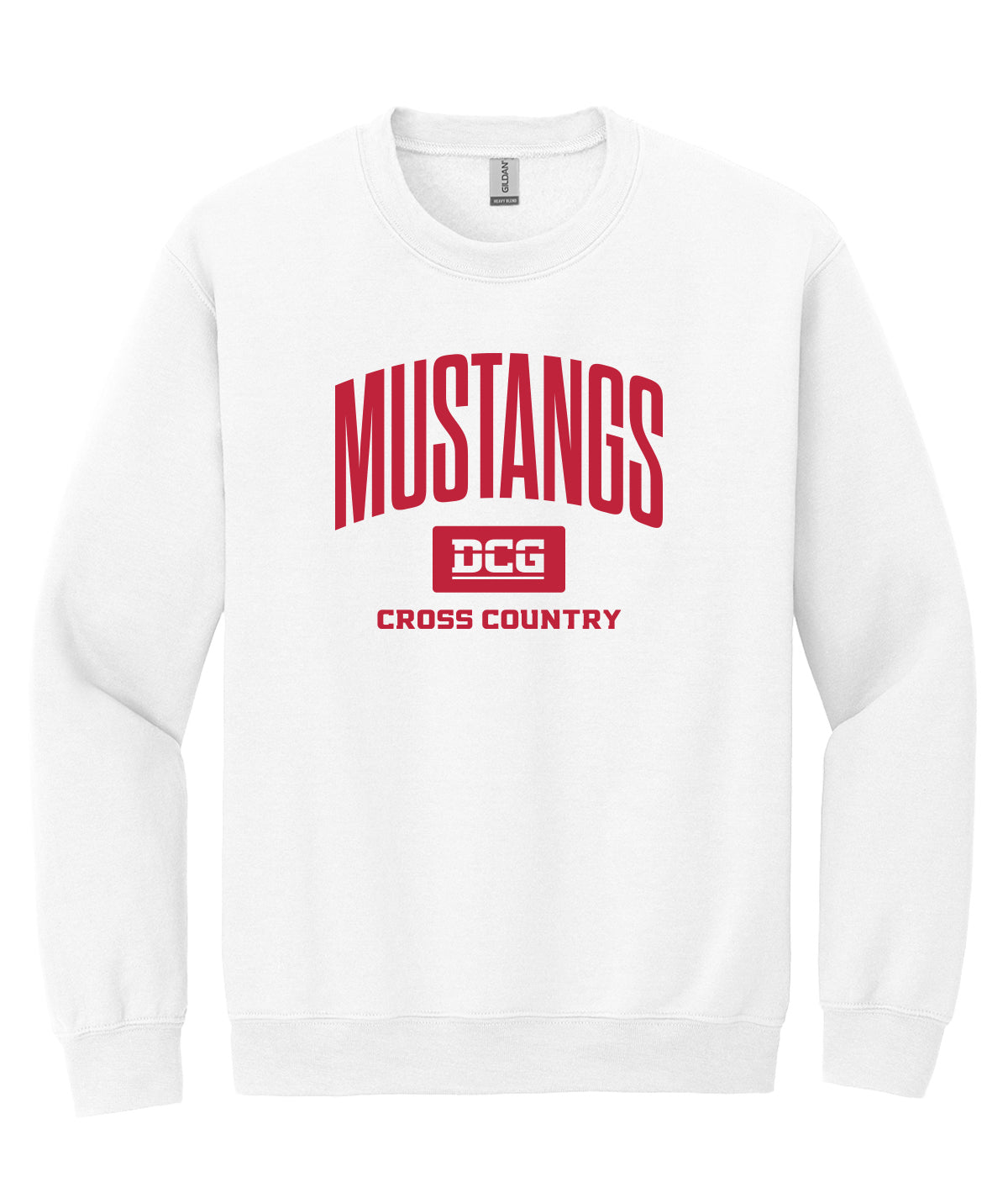 Mustangs Cross Country Arch Crewneck Sweatshirt