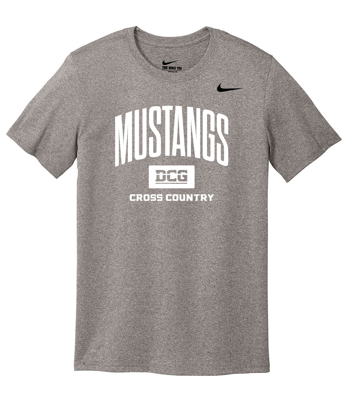 Mustangs Cross Country Arch Nike Legend Tee
