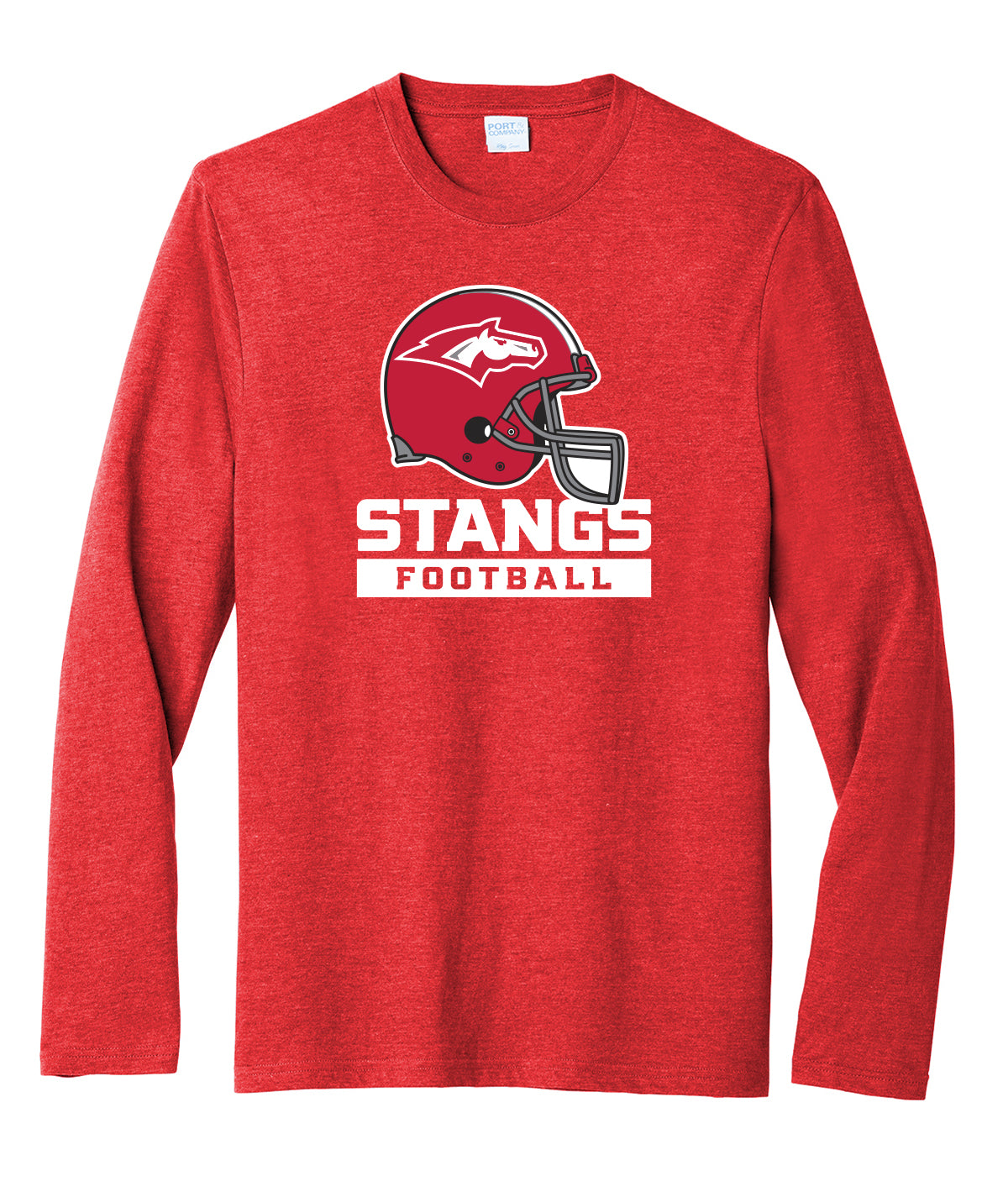 Stangs Football Long-Sleeve Soft Tee