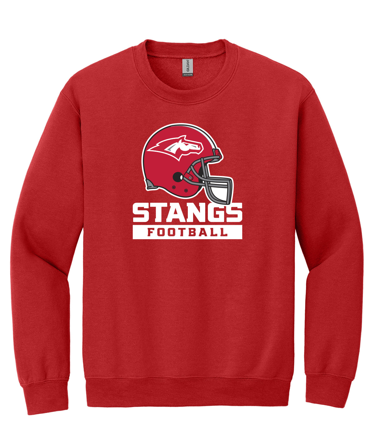 Stangs Football Crewneck Sweatshirt