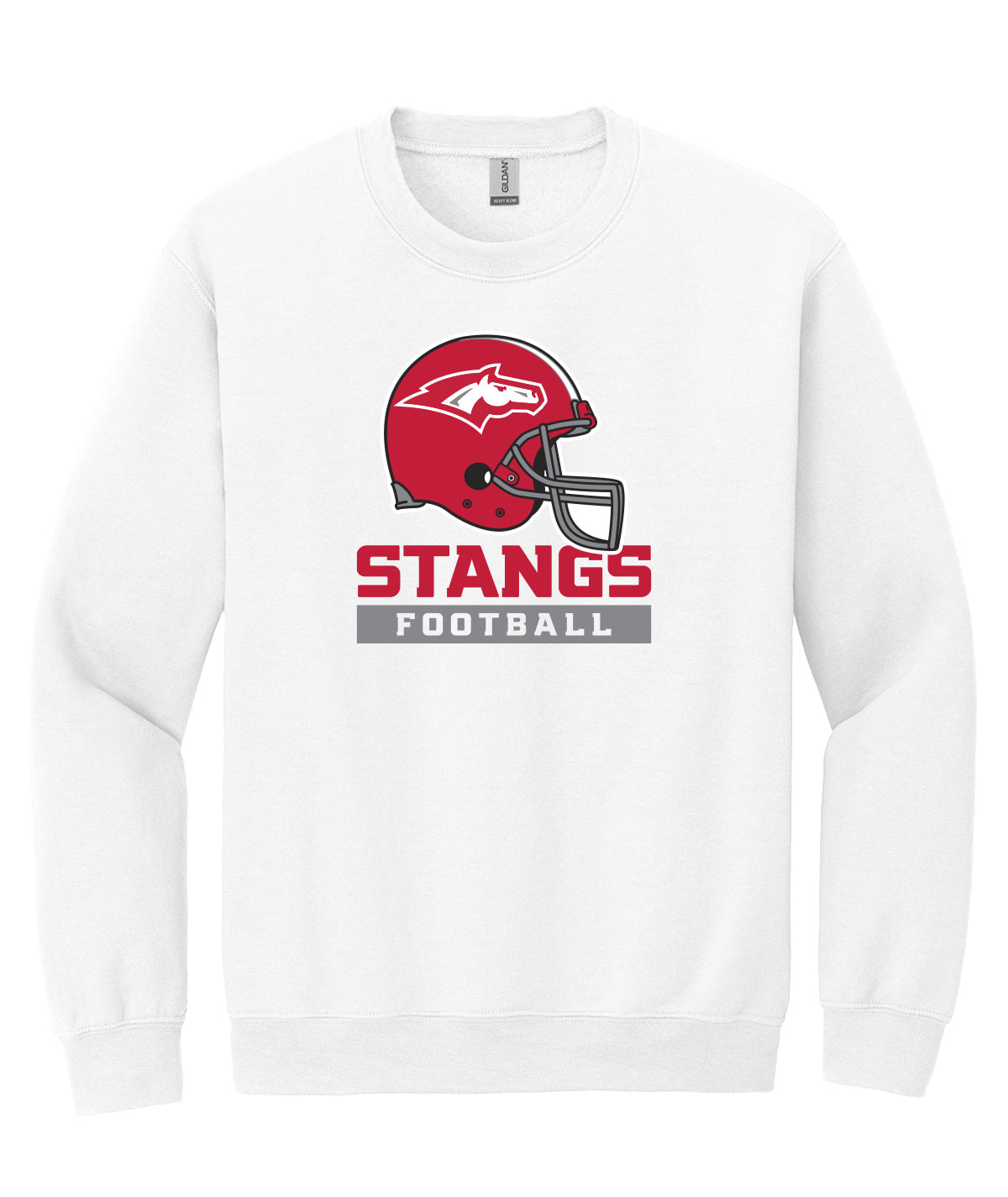 Stangs Football Crewneck Sweatshirt
