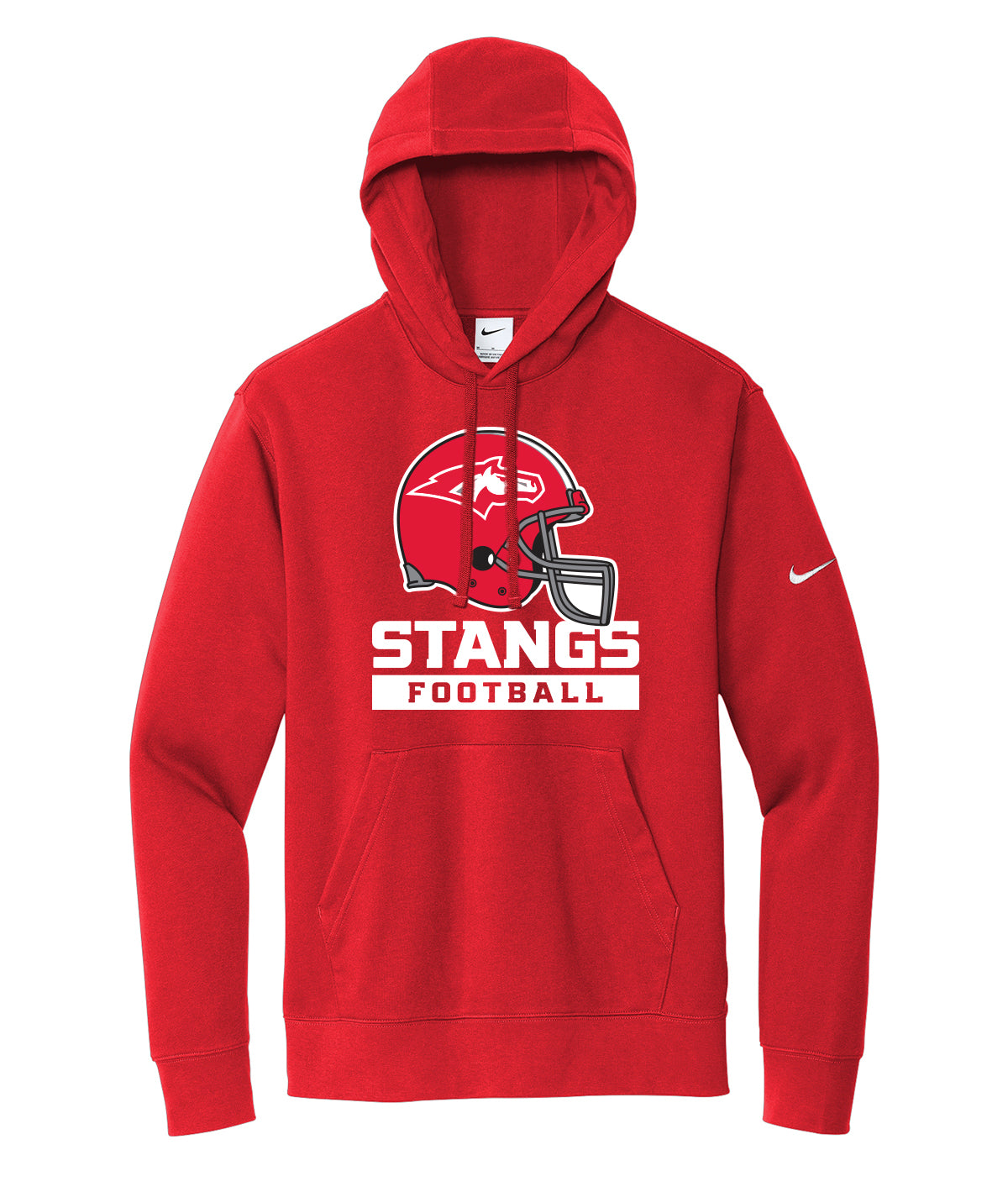 Stangs Football Nike Fleece Hoodie