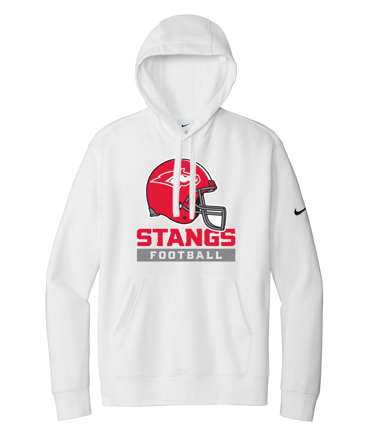 Stangs Football Nike Fleece Hoodie