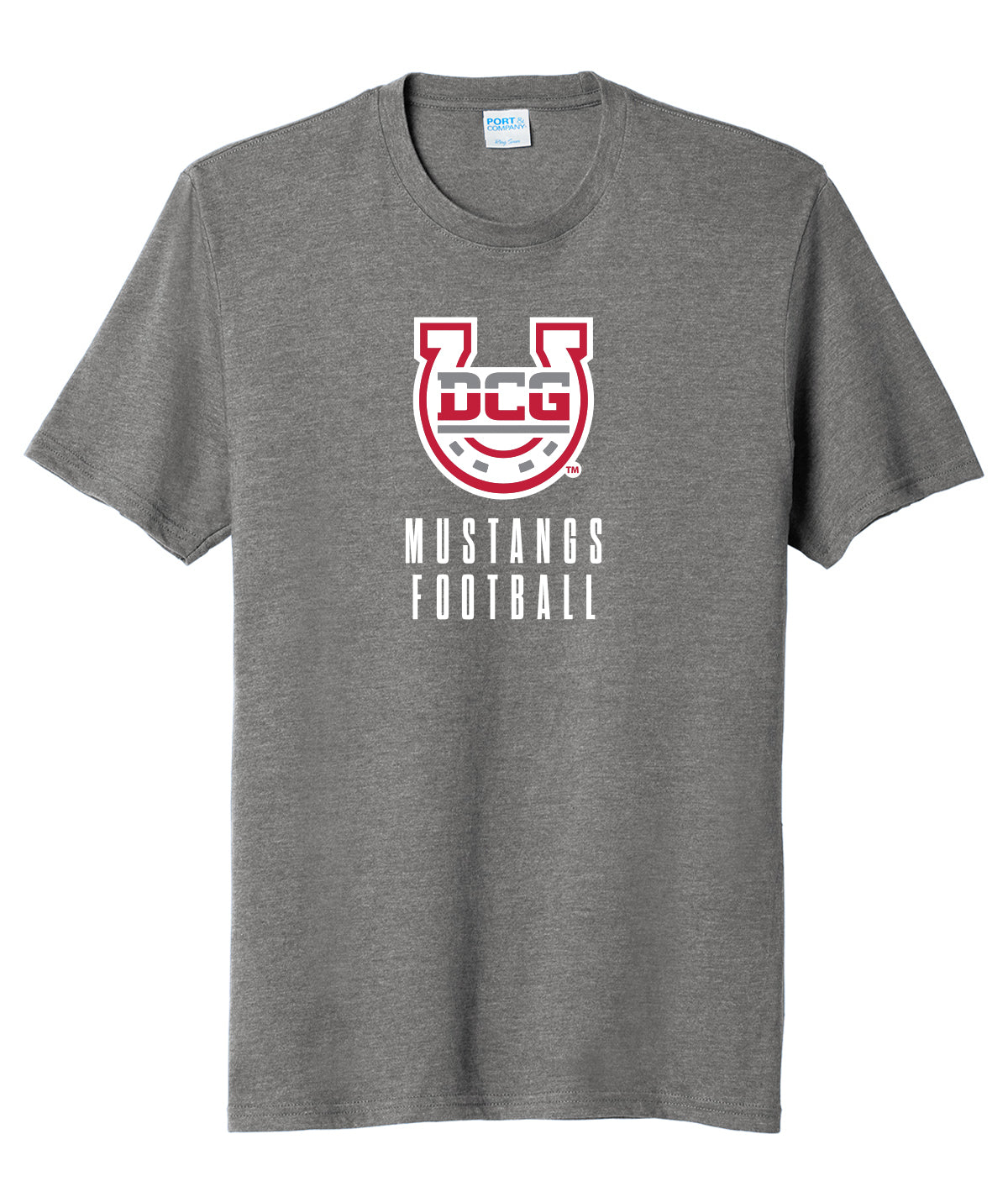 Mustangs Football Stack Soft Tee