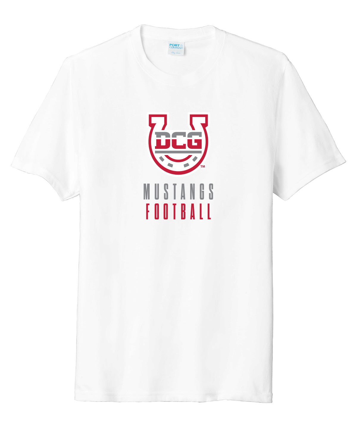 Mustangs Football Stack Soft Tee