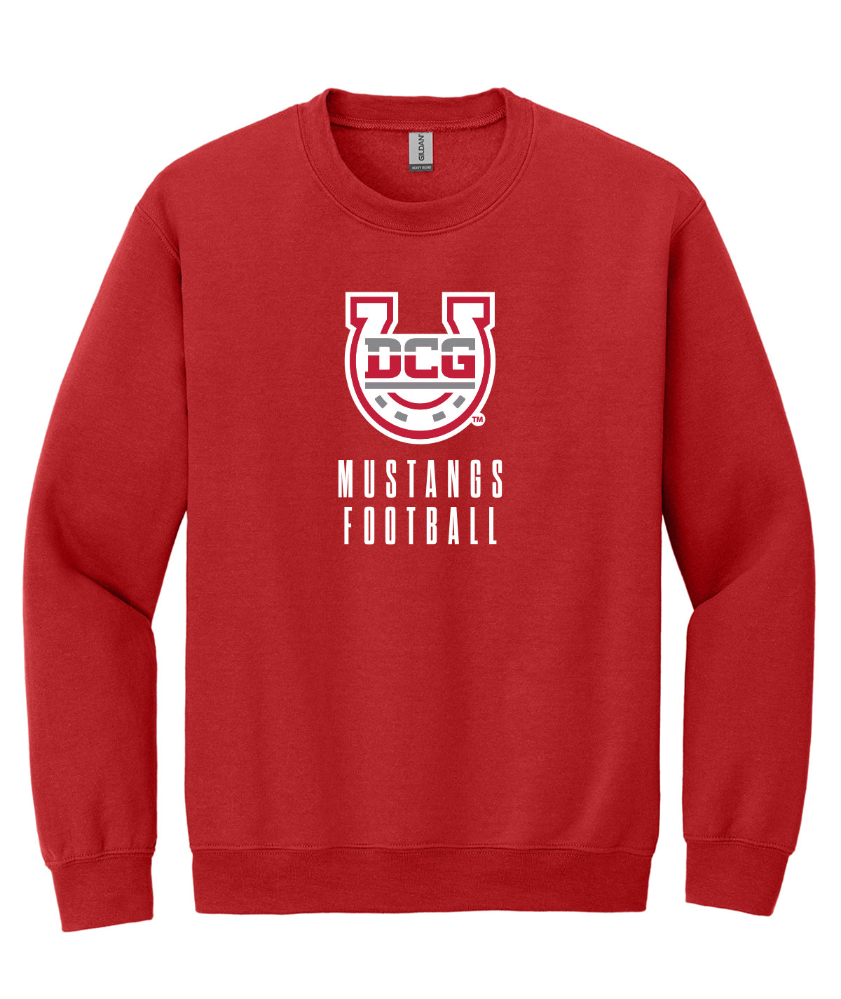 Mustangs Football Stack Crewneck Sweatshirt