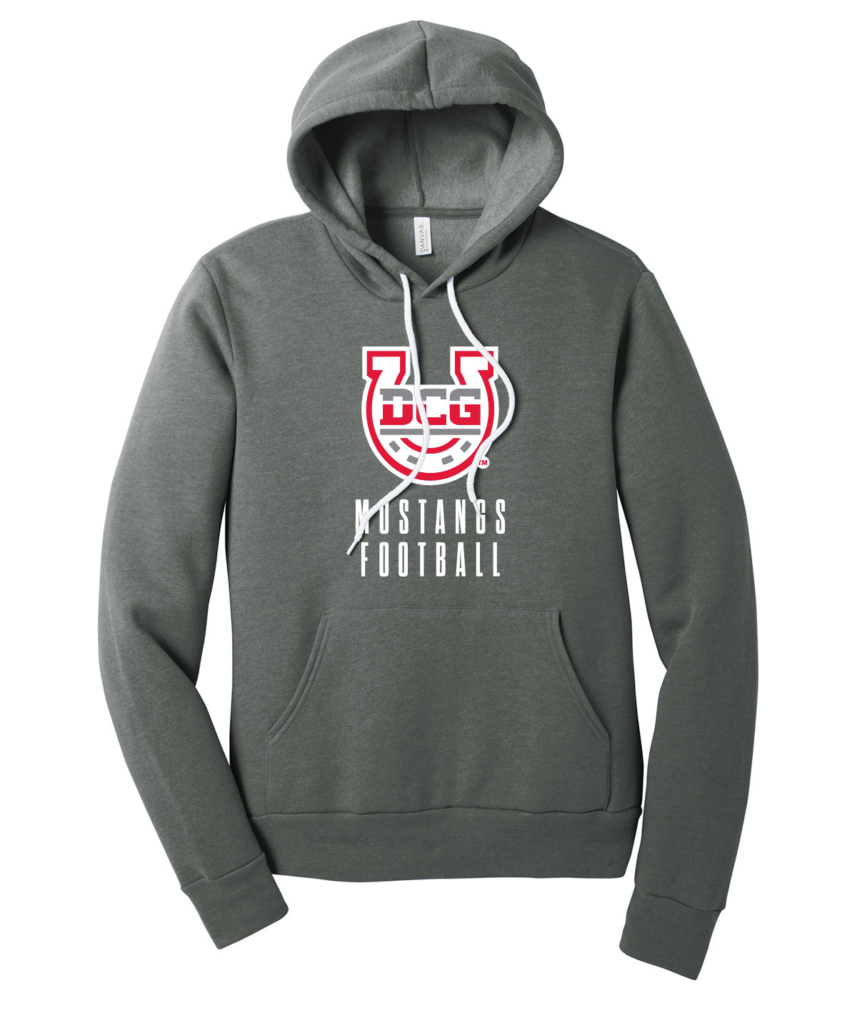 Mustangs Football Stack Softstyle Hoodie