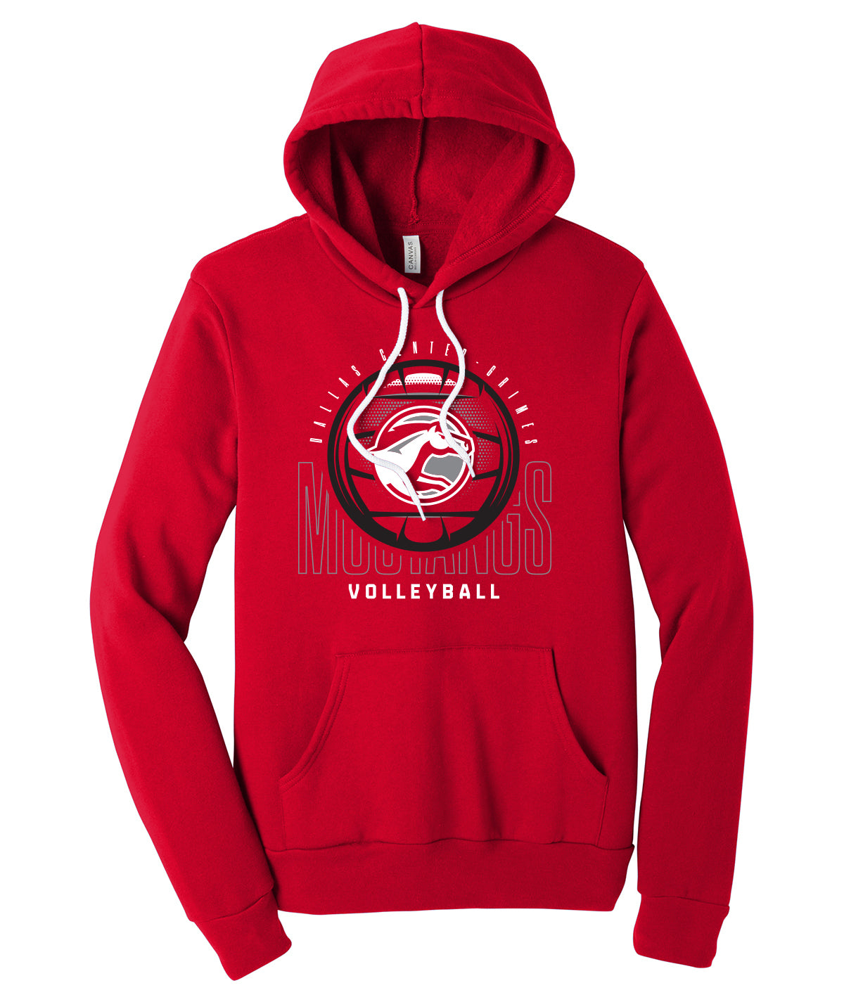 DCG Mustangs Volleyball Spike Softstyle Hoodie