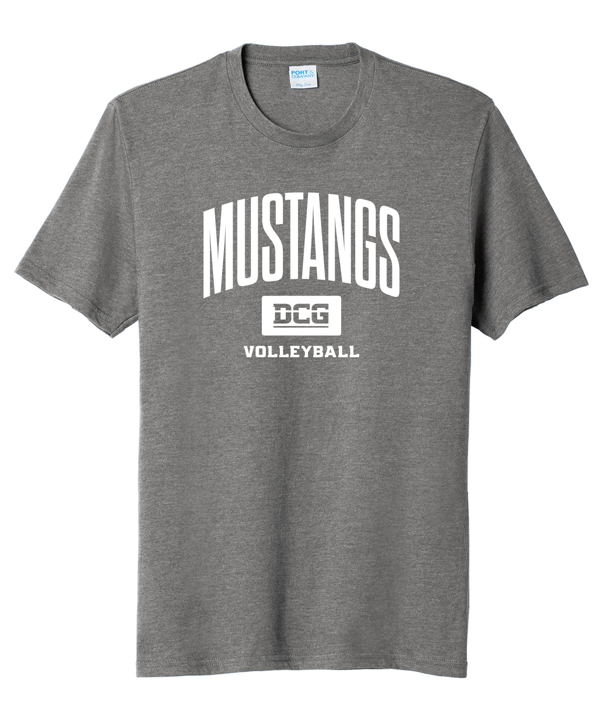 Mustangs Volleyball Arch Soft Tee