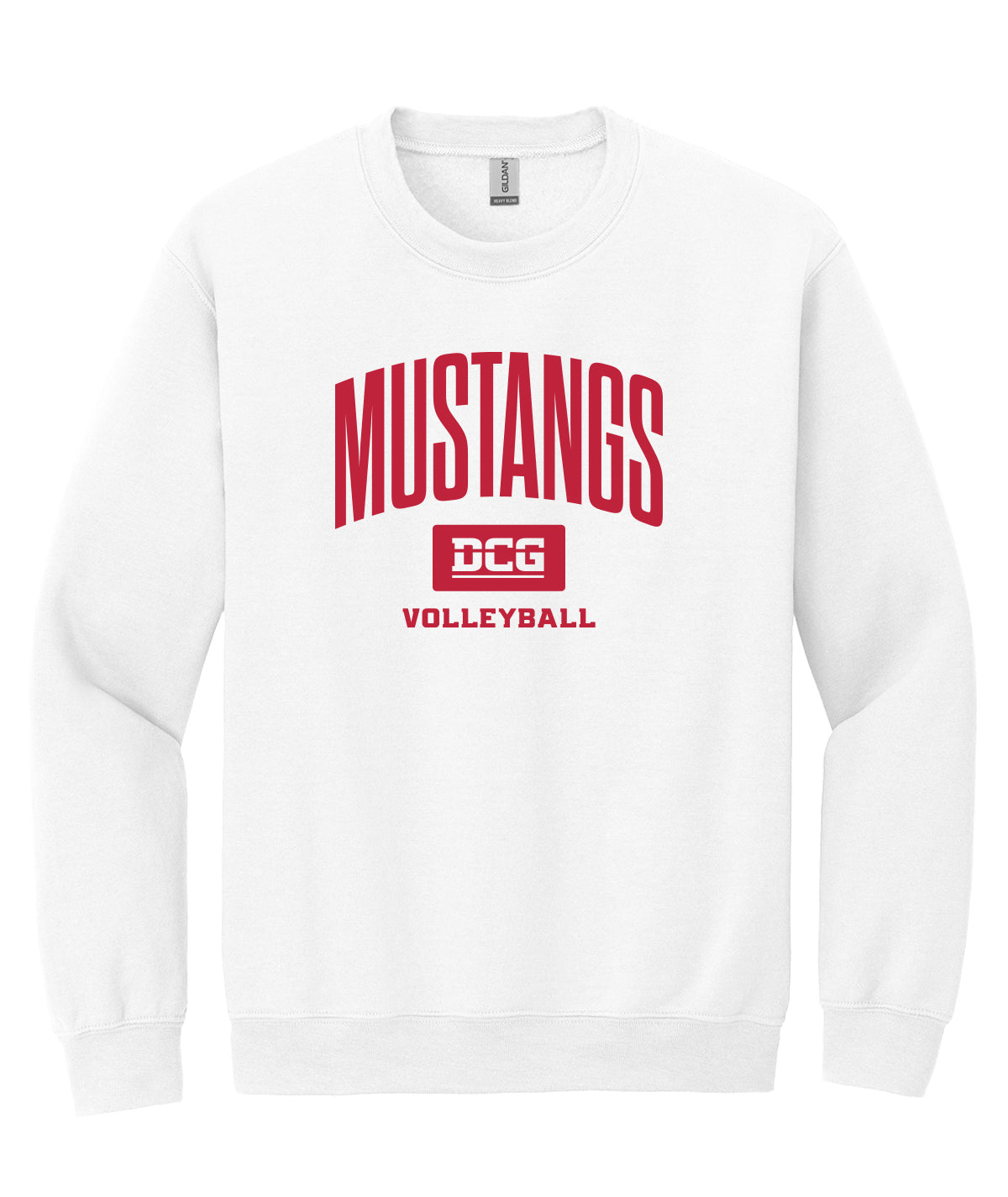 Mustangs Volleyball Arch Crewneck Sweatshirt