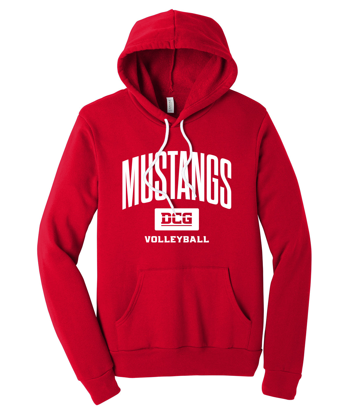 Mustangs Volleyball Arch Softstyle Hoodie