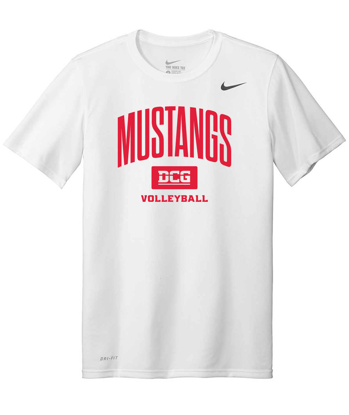 Mustangs Volleyball Arch Nike Legend Tee