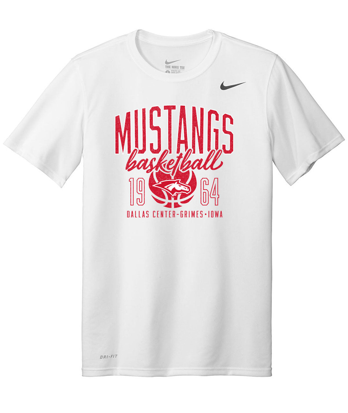 Mustangs Basketball Throwback Nike Legend Tee