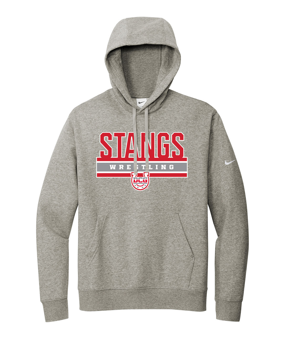 Stangs Wrestling Nike Fleece Hoodie