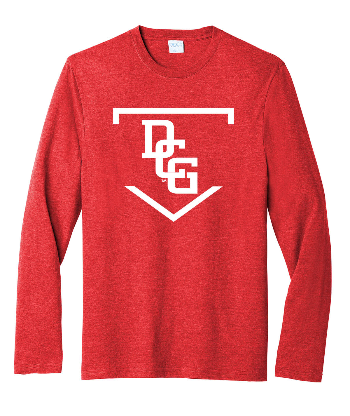 DCG Baseball Home Plate Long-Sleeve Soft Tee