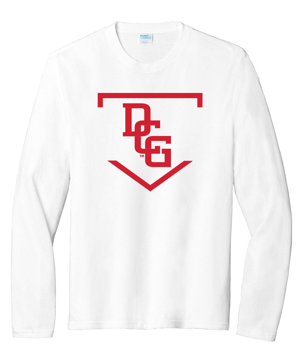 DCG Baseball Home Plate Long-Sleeve Soft Tee
