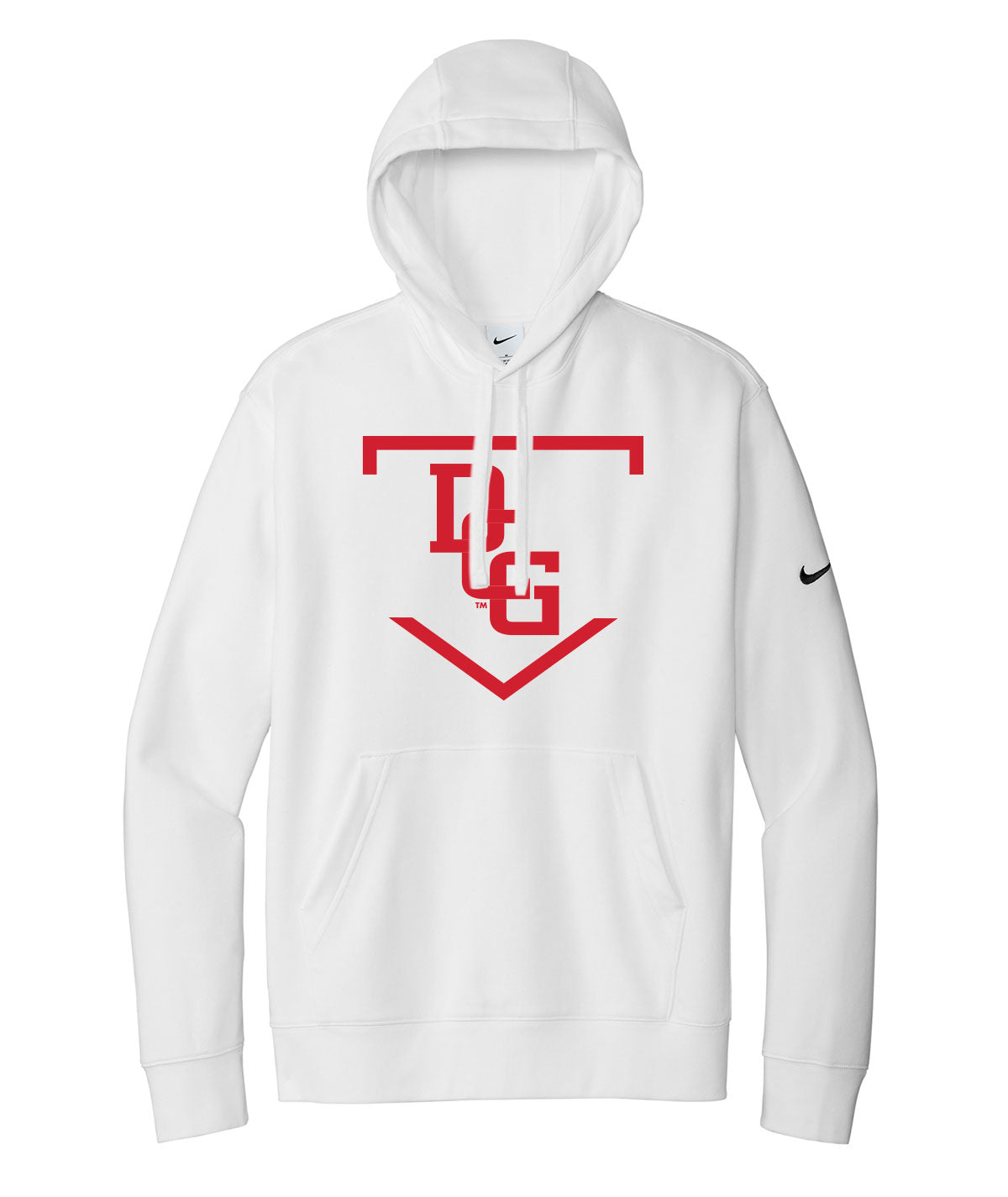 DCG Baseball Home Plate Nike Fleece Hoodie