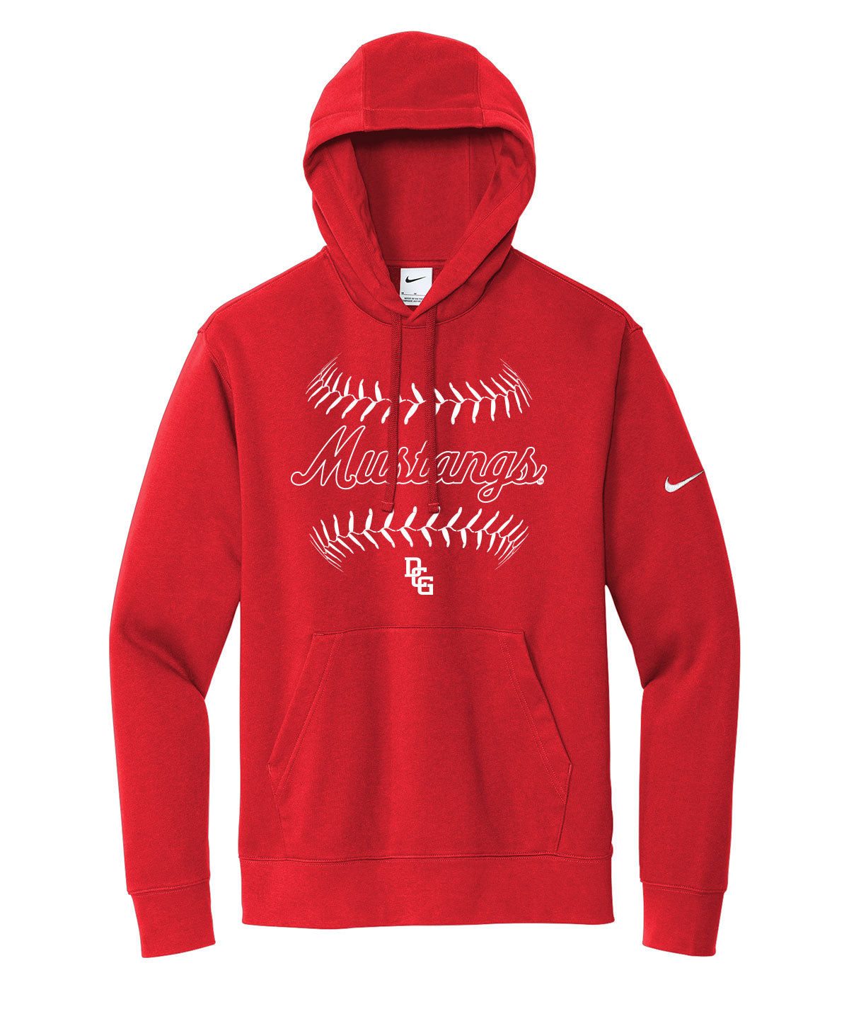 DCG Softball Seams Nike Fleece Hoodie