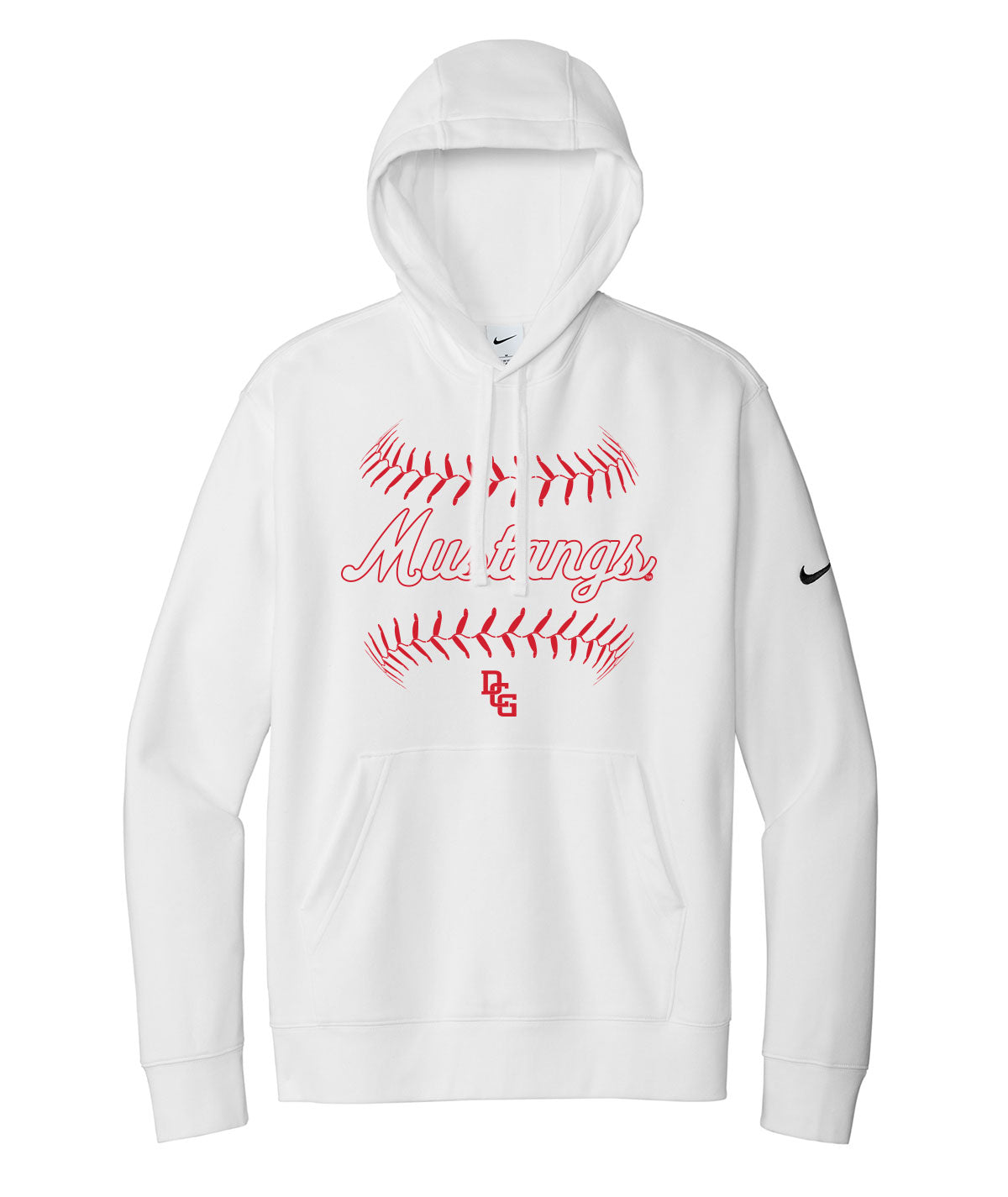 DCG Softball Seams Nike Fleece Hoodie