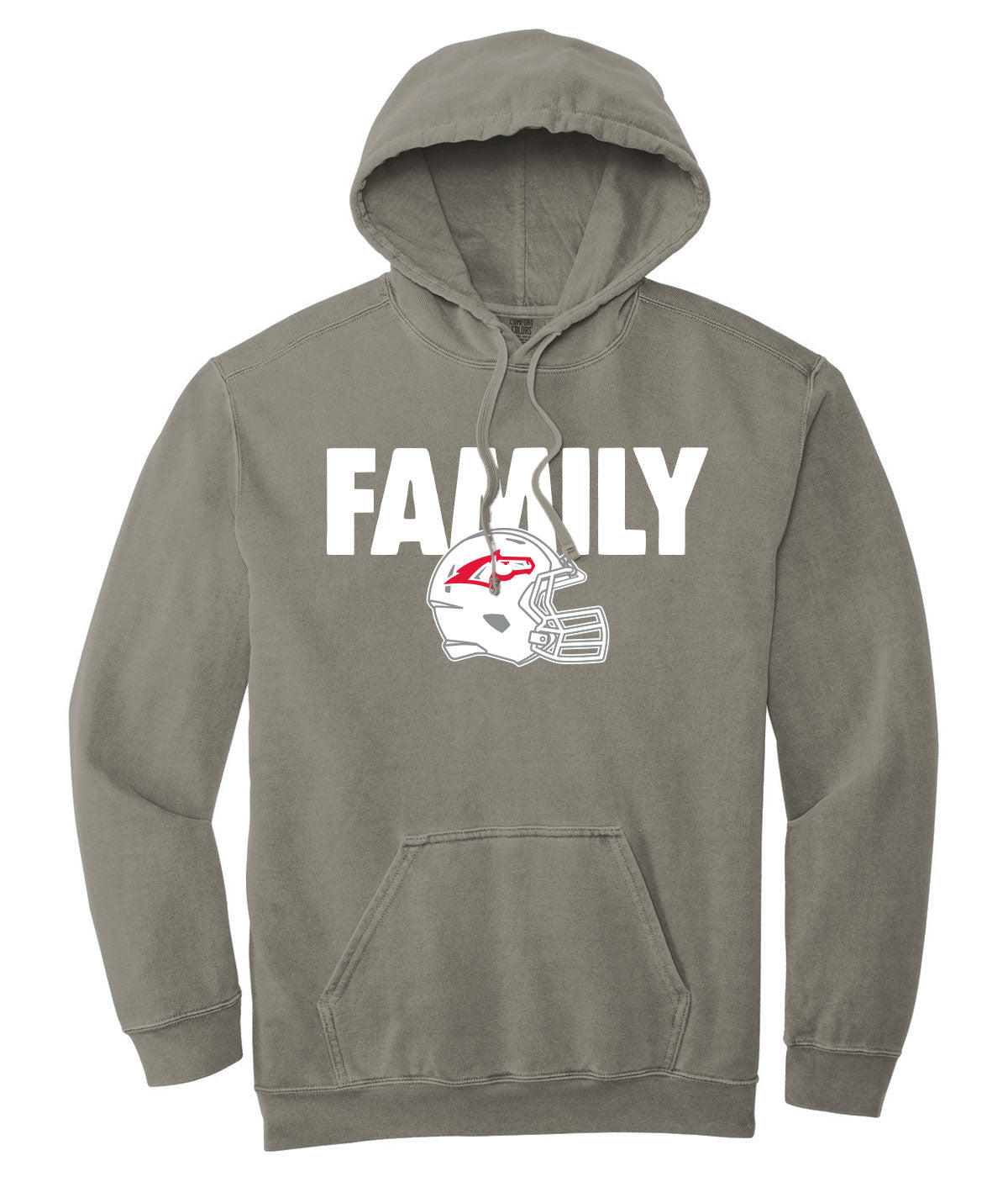 Football Family Comfort Colors Hoodie
