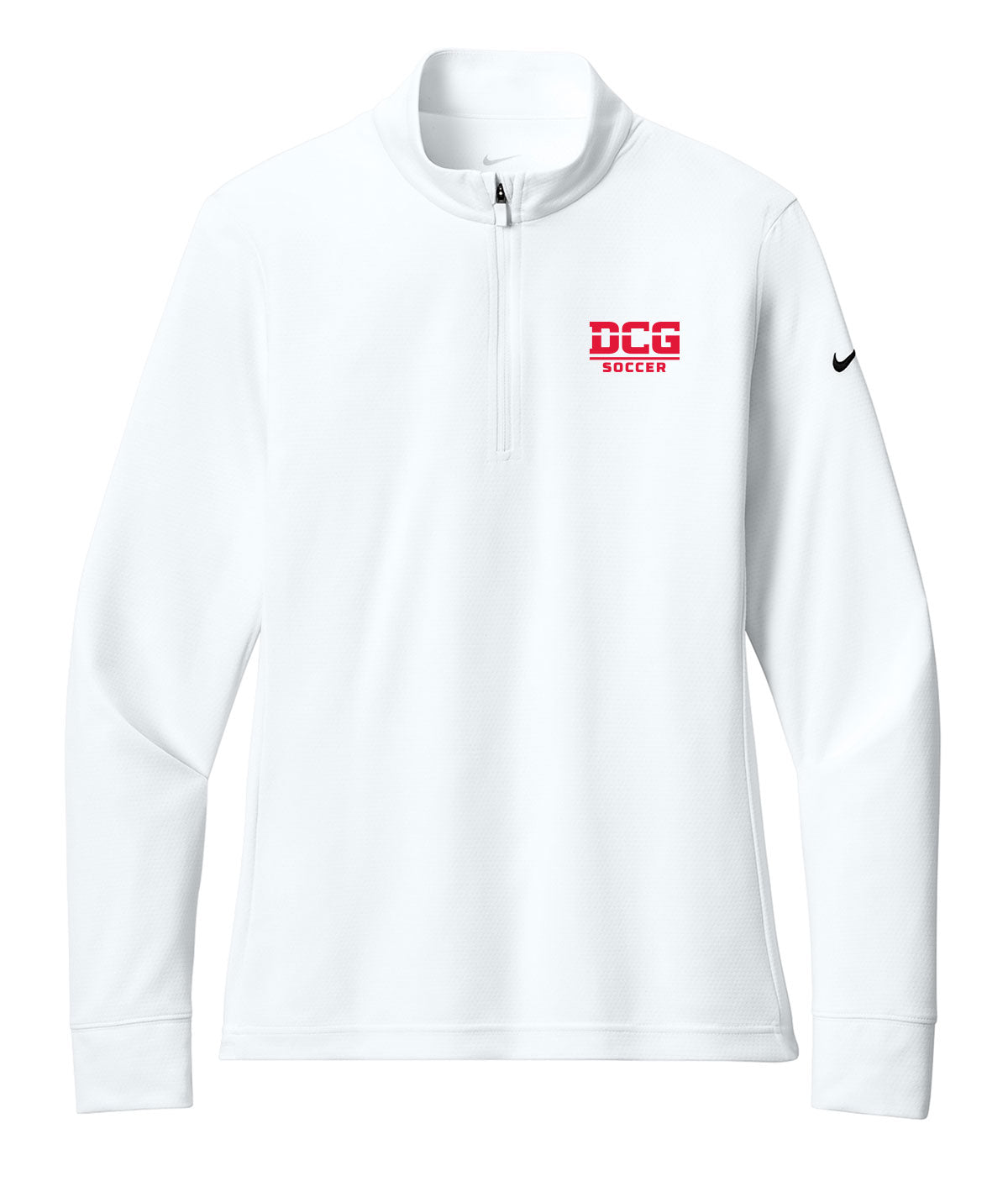 DCG Mustangs Soccer Womens Nike 1/2 Zip Cover Up