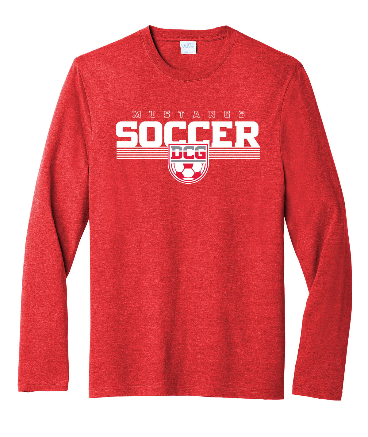 DCG Soccer Crest  Long-Sleeve Soft Tee