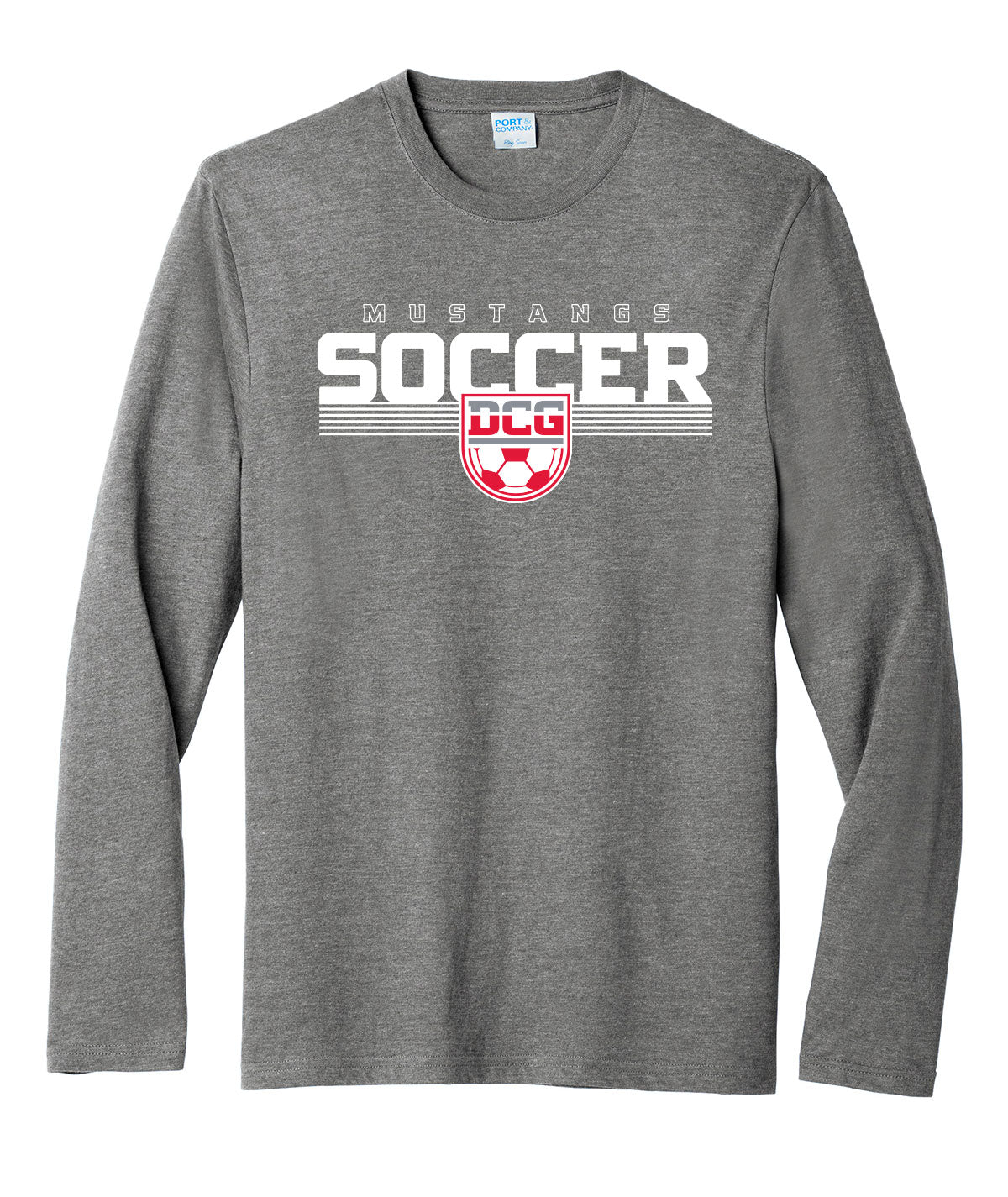 DCG Soccer Crest  Long-Sleeve Soft Tee