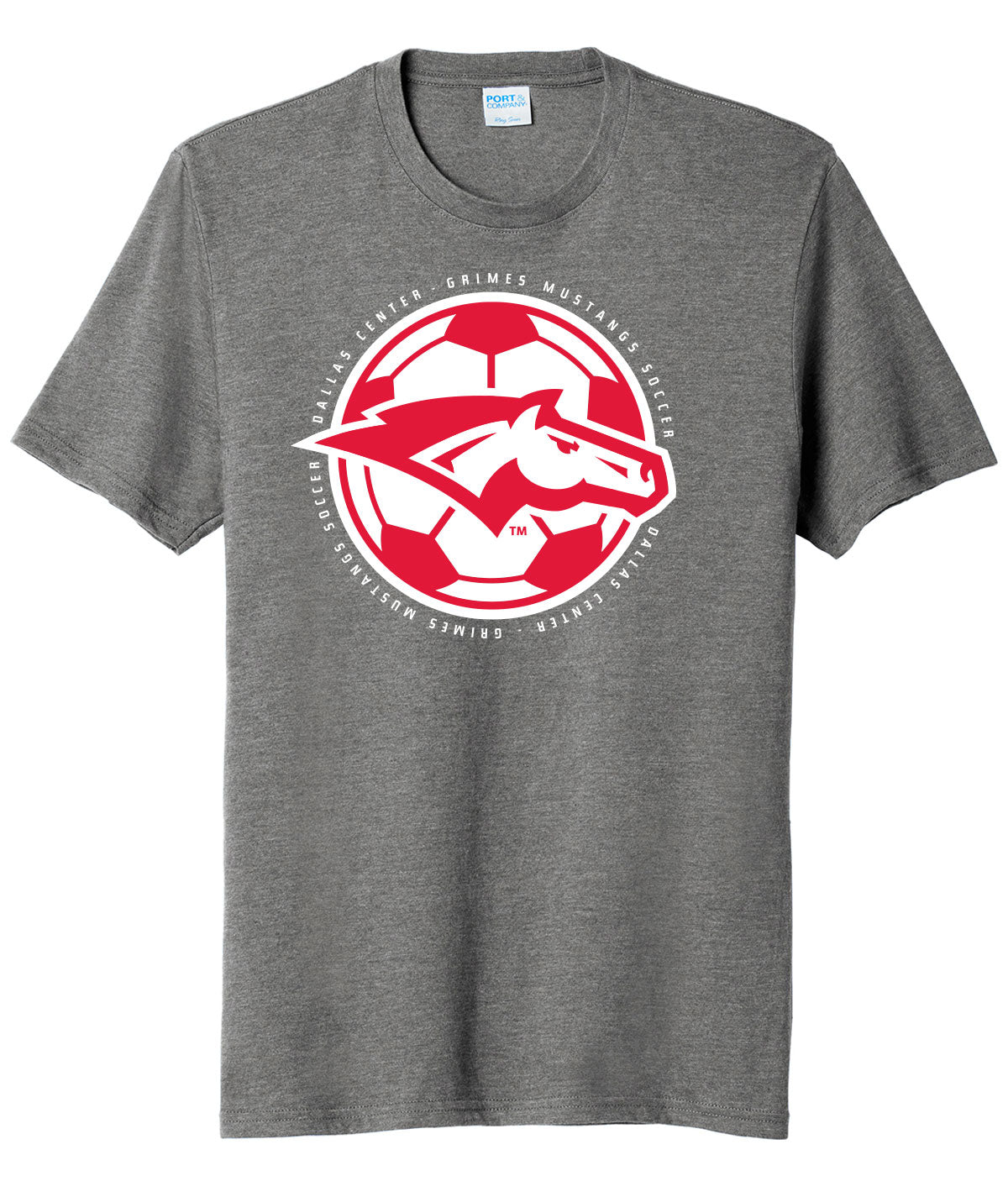 Mustangs Soccer Ball Soft Tee